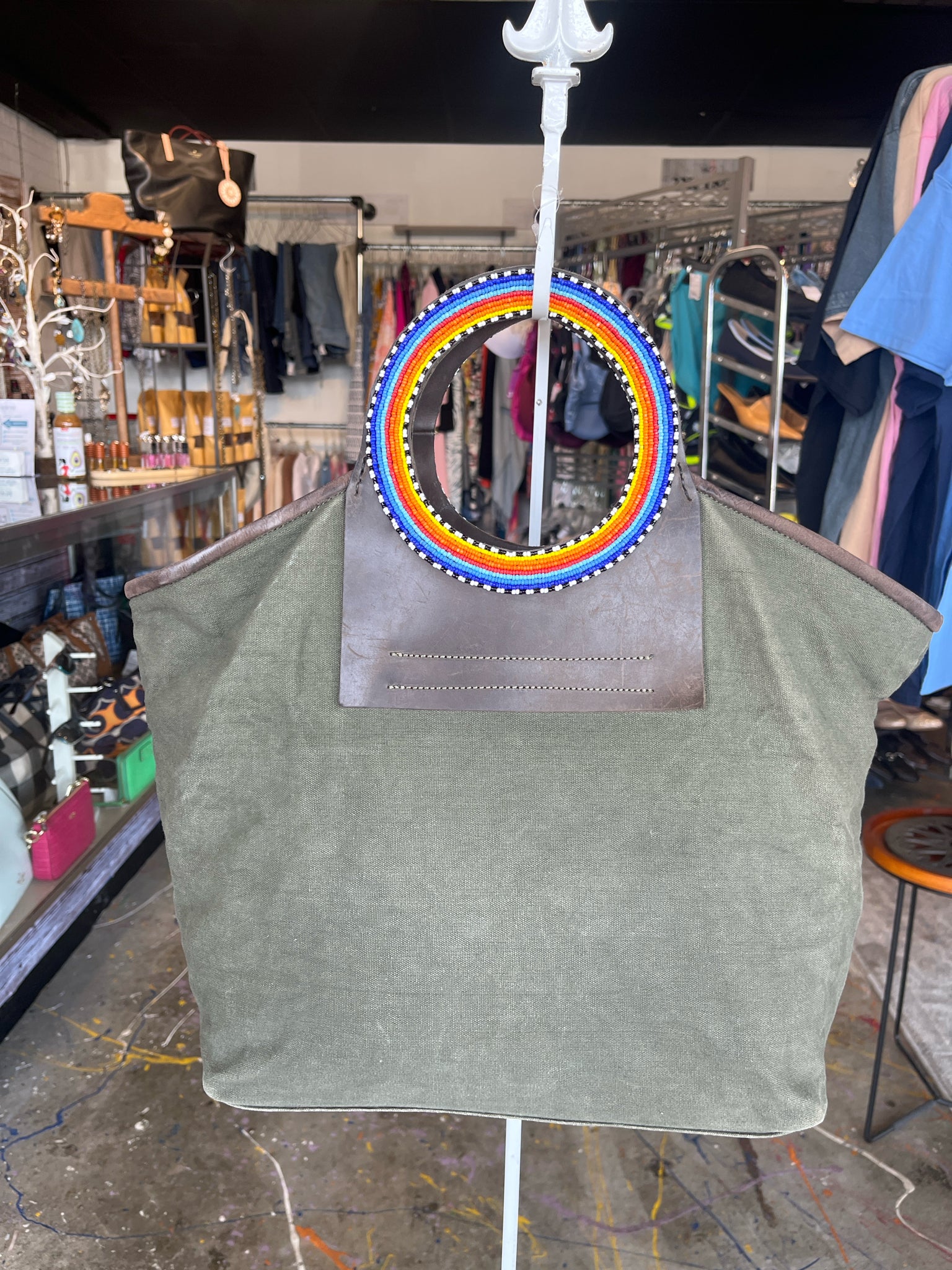 Enanai Green Purse