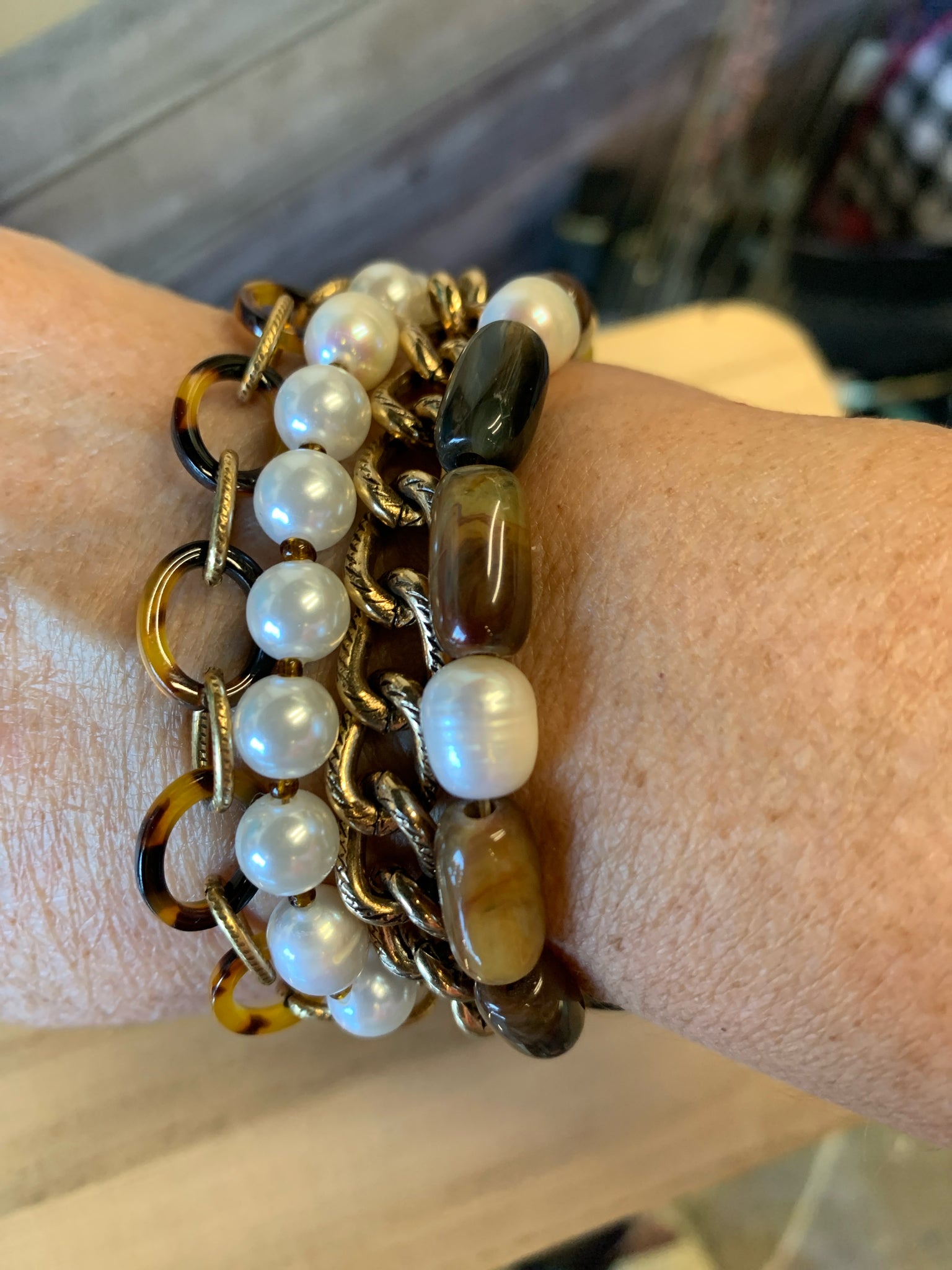 Chicos Gold Bracelet