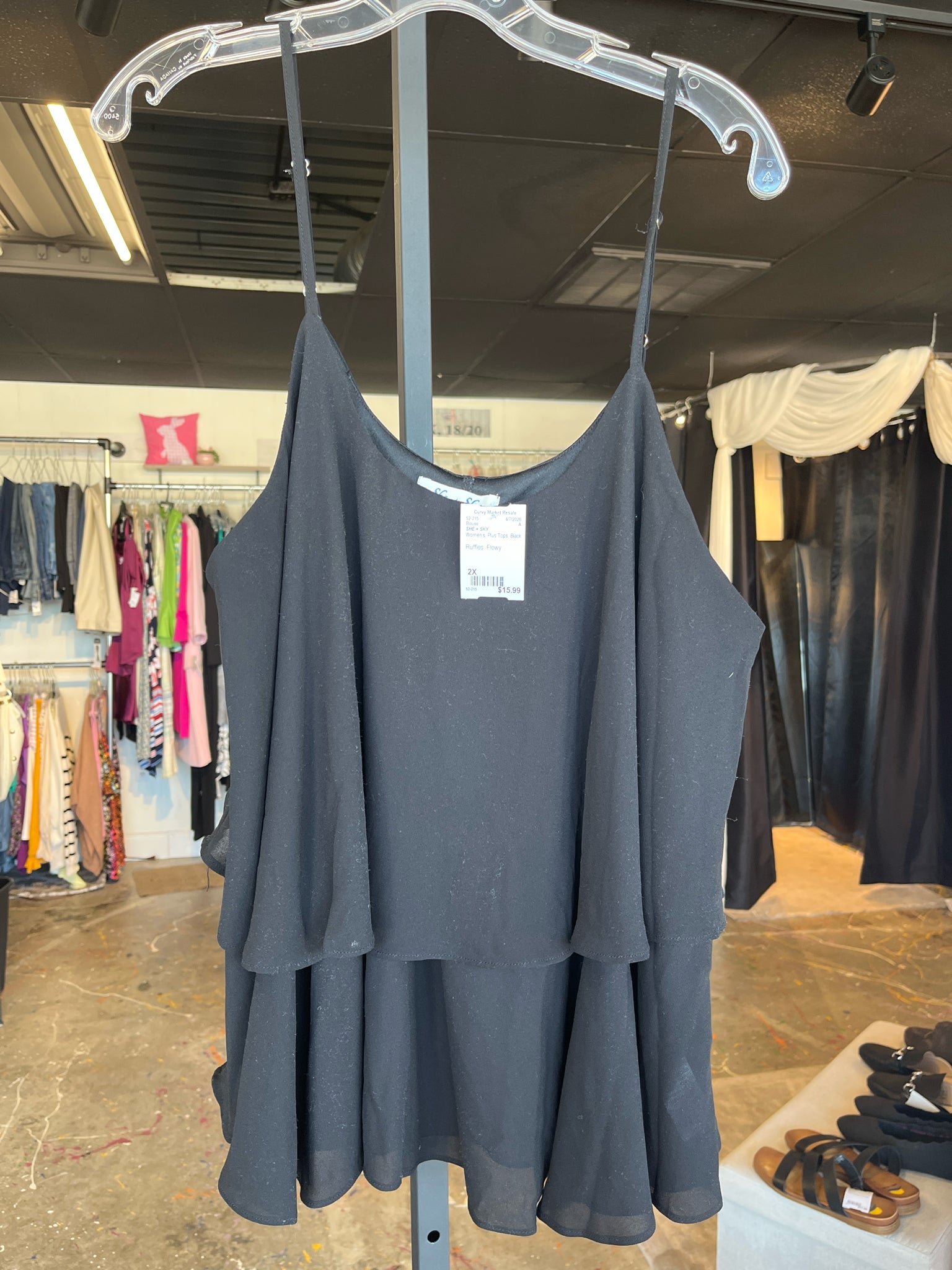 SHE + SKY Plus Tops Size 2X Blouse