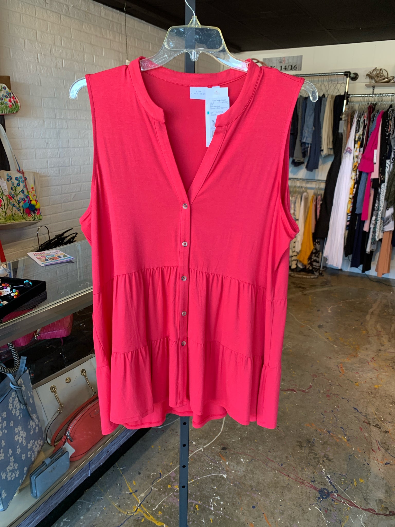 New Directions Plus Tops Size 2X Shirt