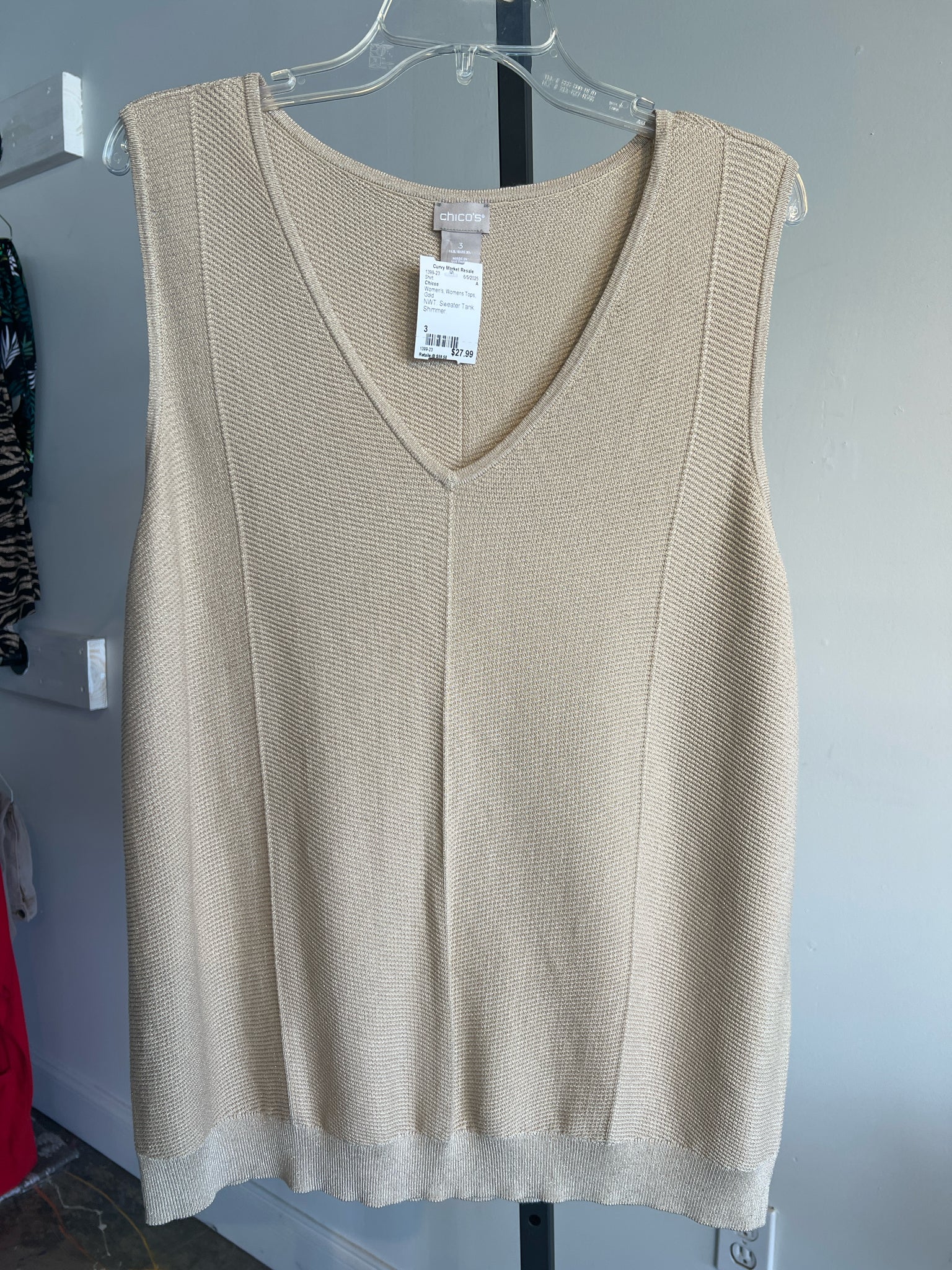 Chicos Womens Tops Size 3 Shirt