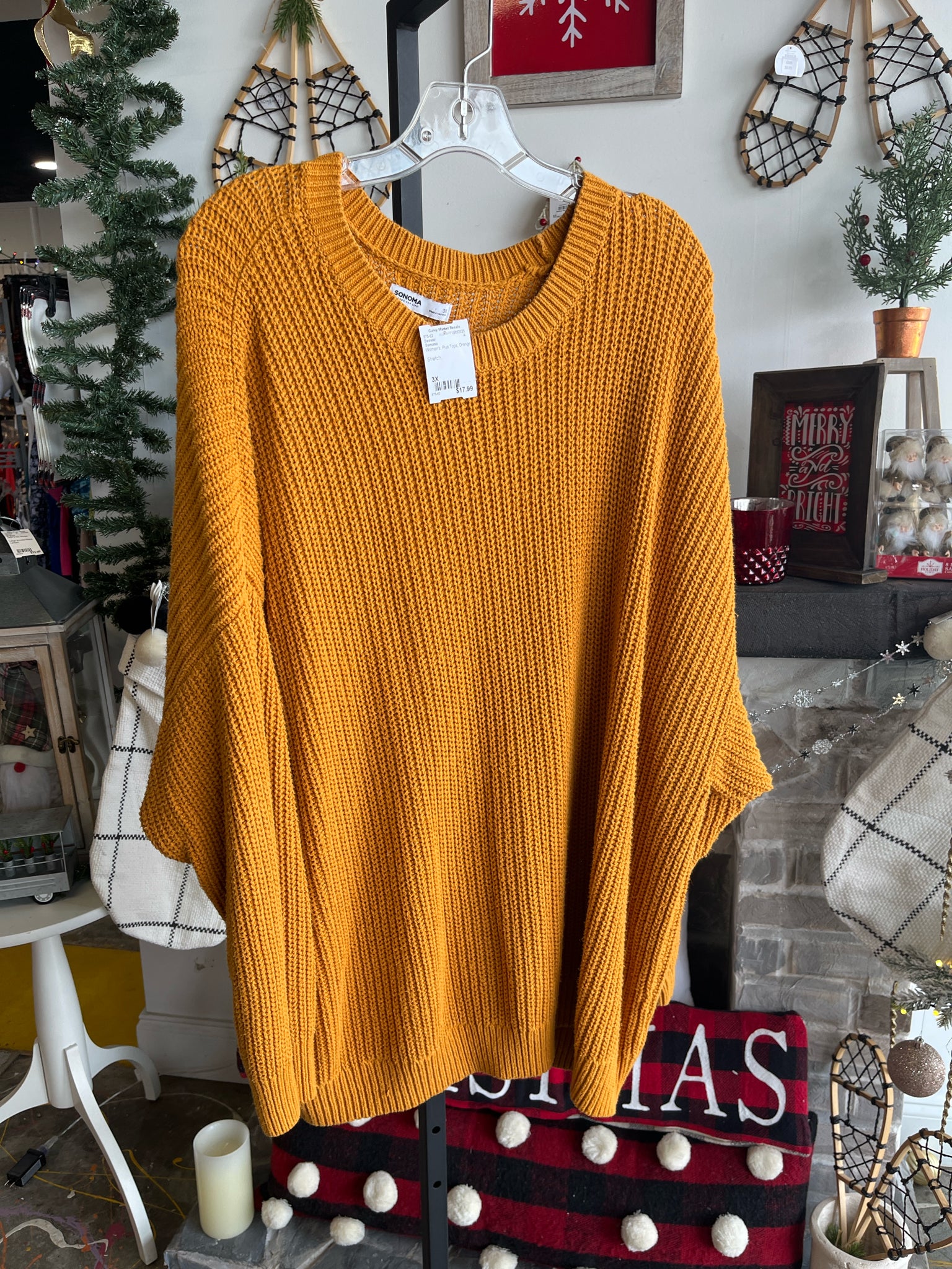 Sonoma Plus Tops Size 3X Sweater