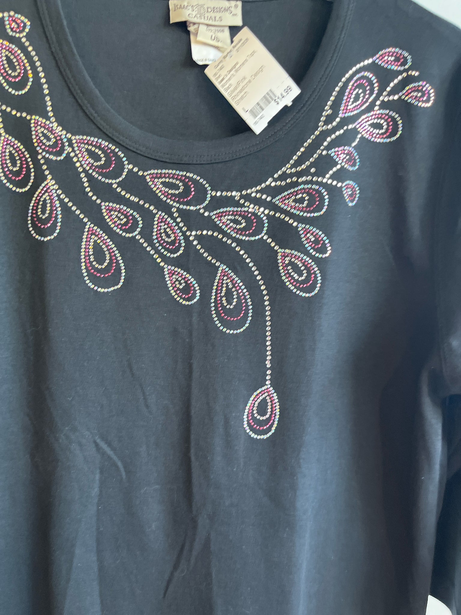 Isaac's Designs Womens Tops Size L Shirt