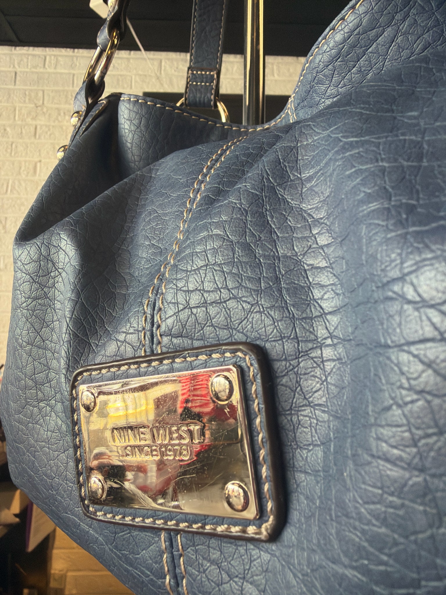 NINE WEST Blue Purse