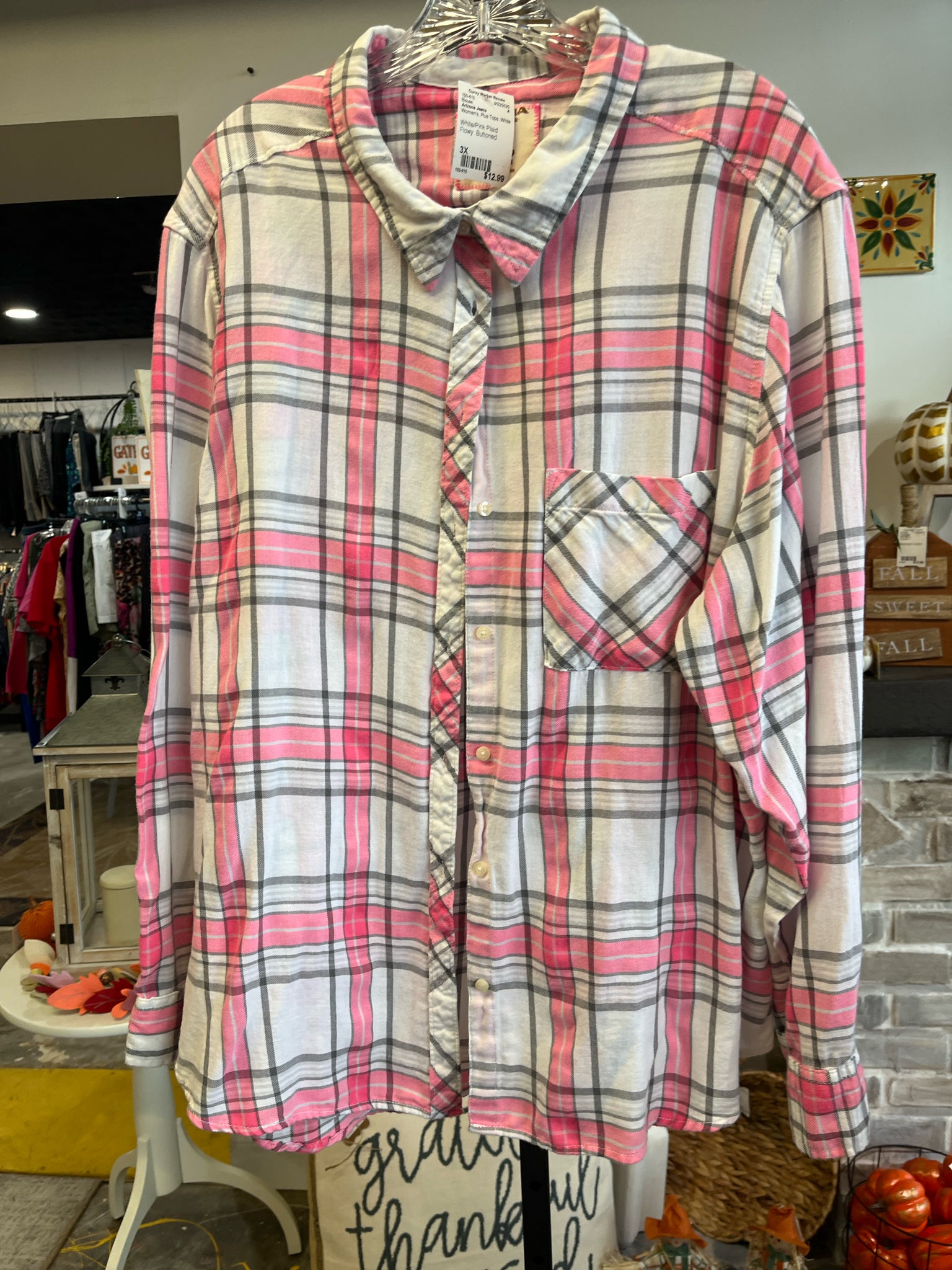 Arizona Jeans Plus Tops Size 3X Blouse