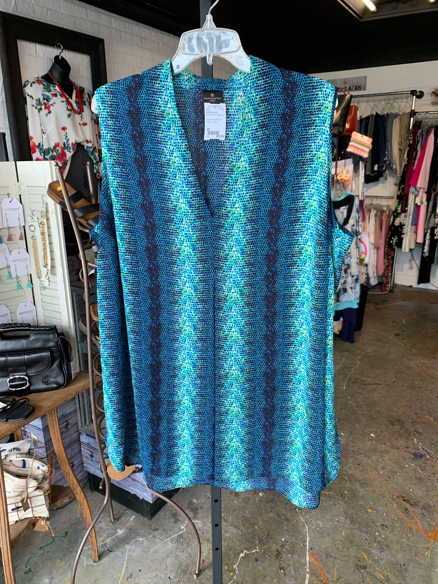 WORTHINGTON Plus Tops Size 2X Blouse