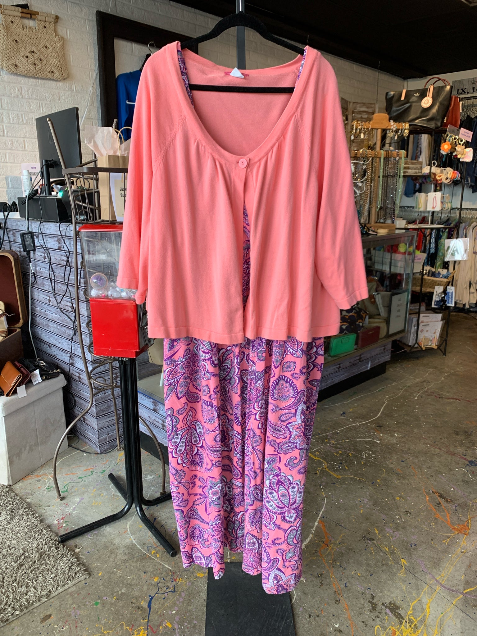 Woman Within Plus Dresses Size 6X 2 PC Dress