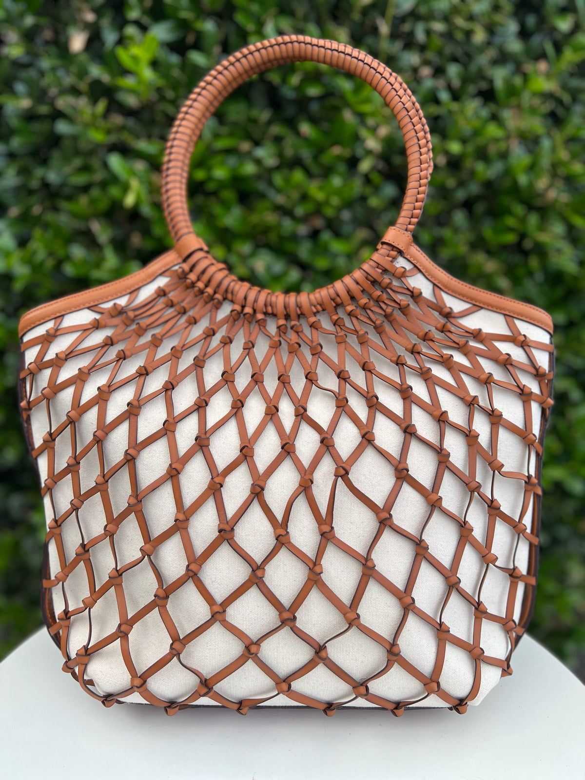 Brahmin White Purse