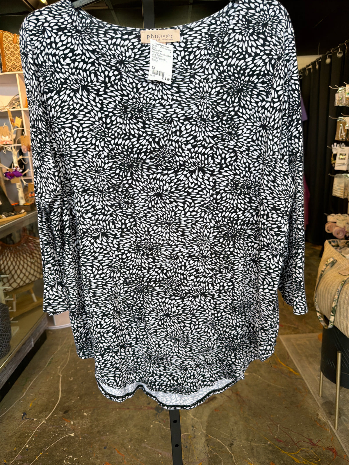 PHILOSOPHY Plus Tops Size 1X Blouse