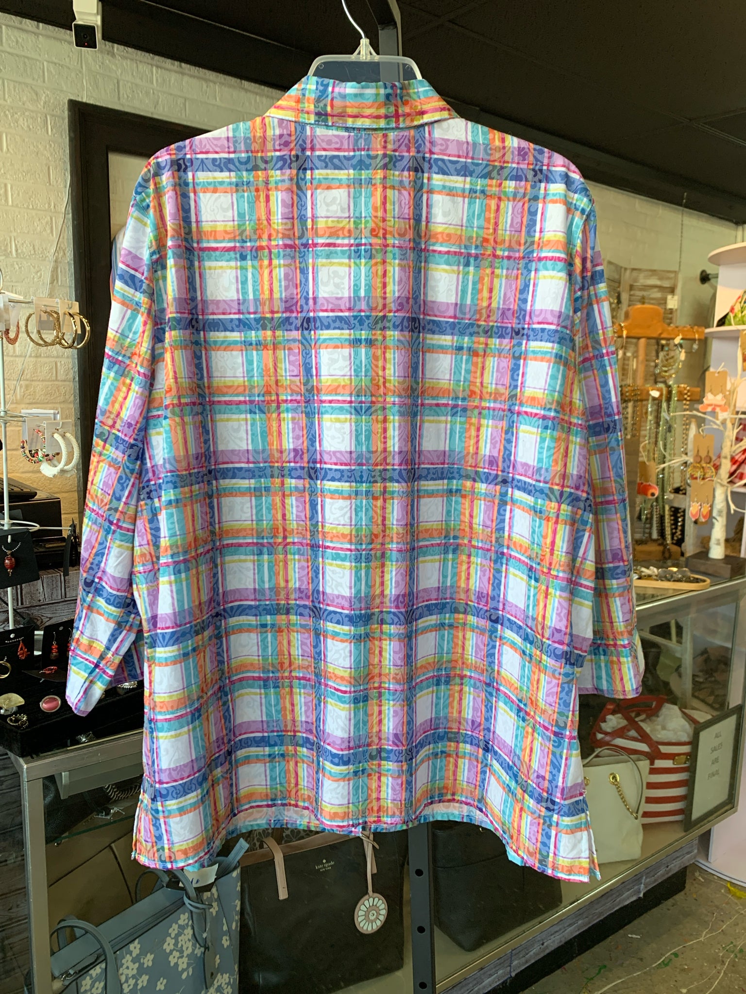 Alfred Dunner Womens Tops Size L Blouse