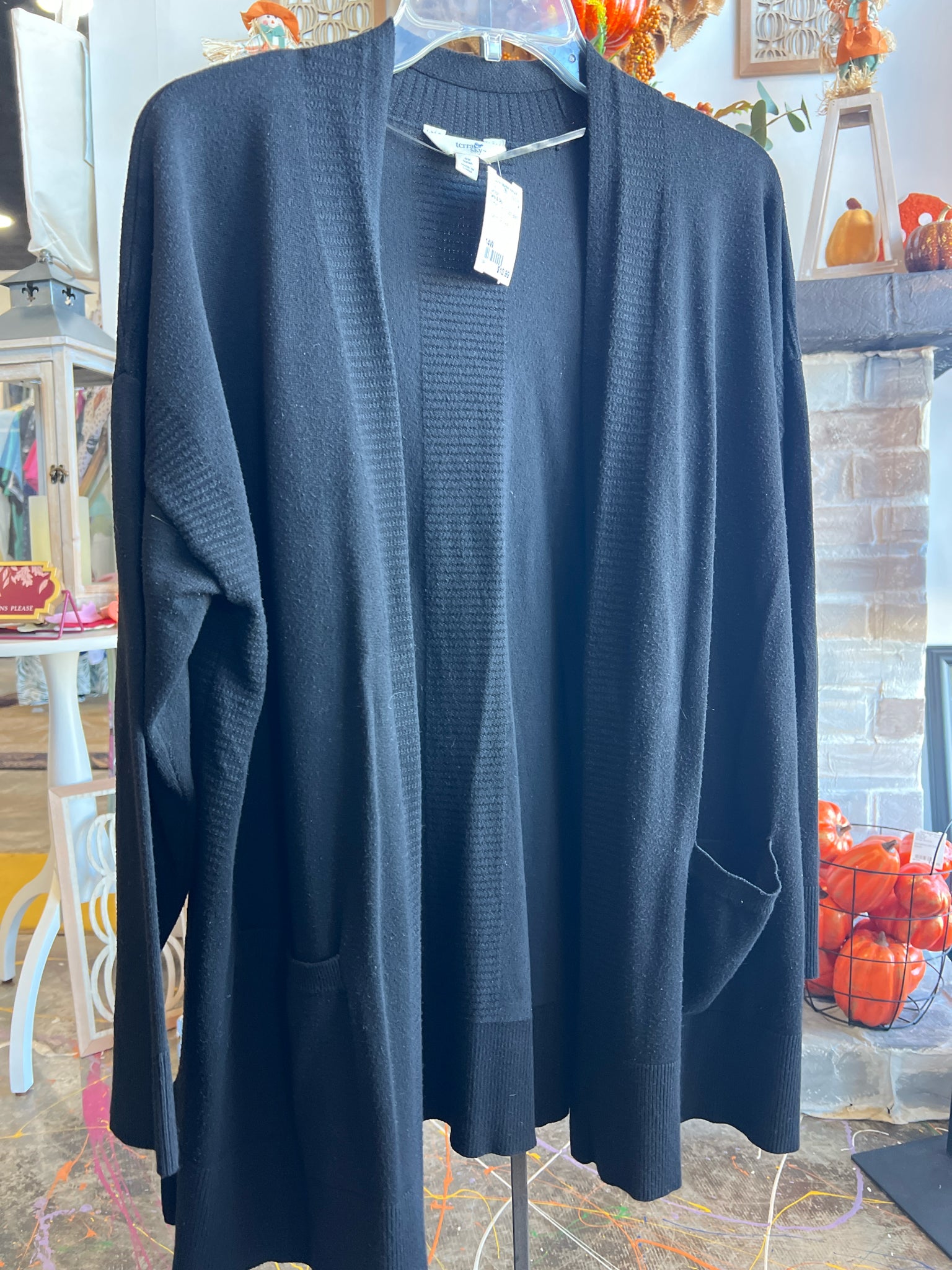 Terra & Sky Plus Tops Size 14W Cardigan