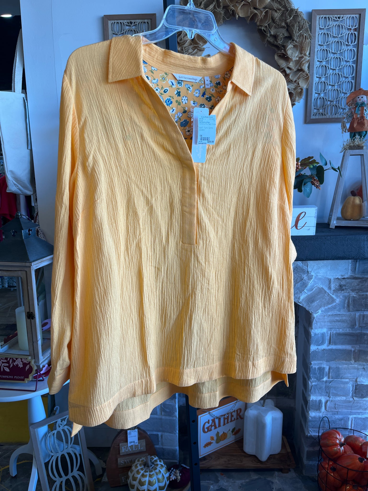 Soft Surroundings Plus Tops Size 1X Blouse