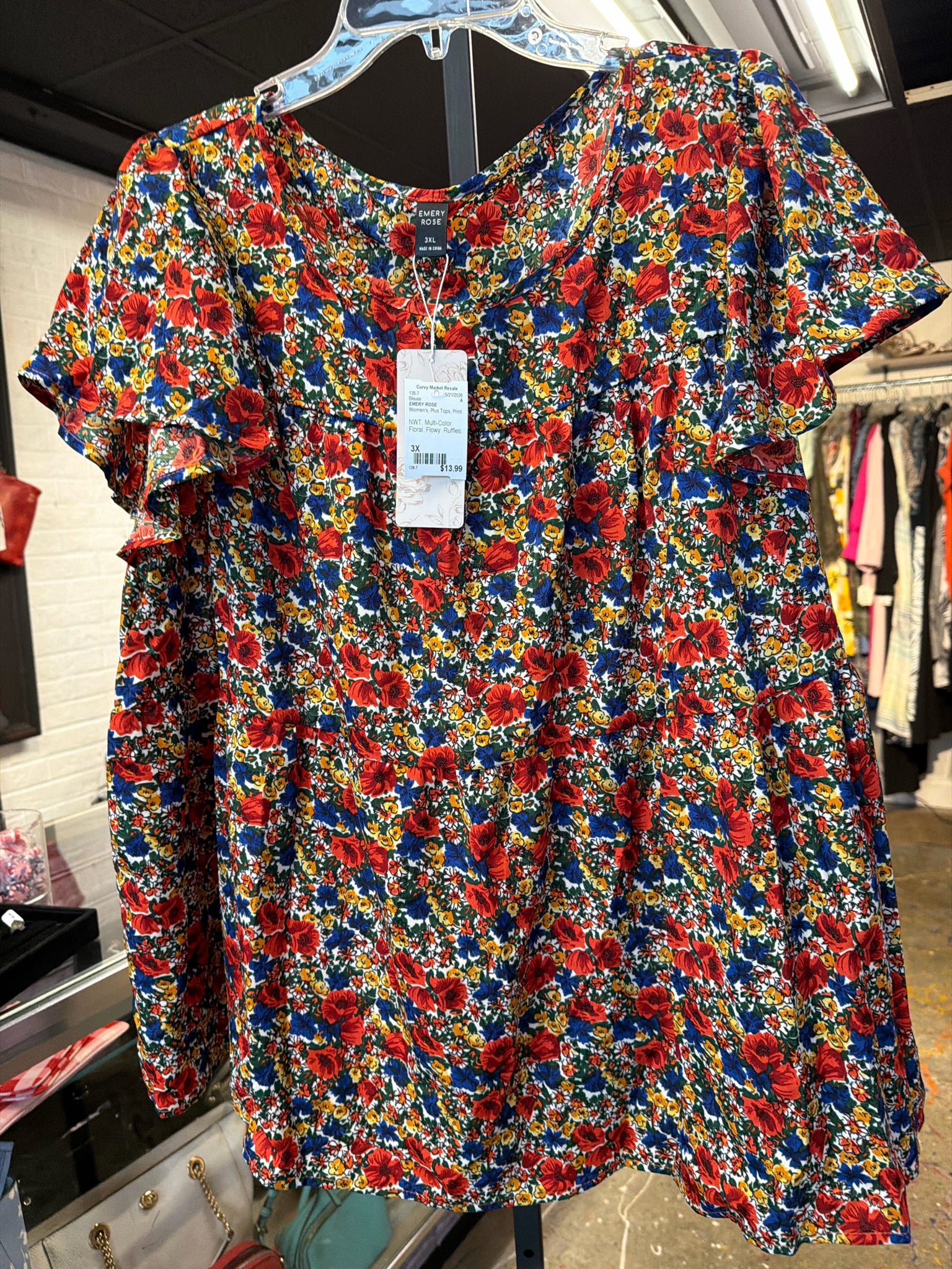 EMERY ROSE Plus Tops Size 3X Blouse