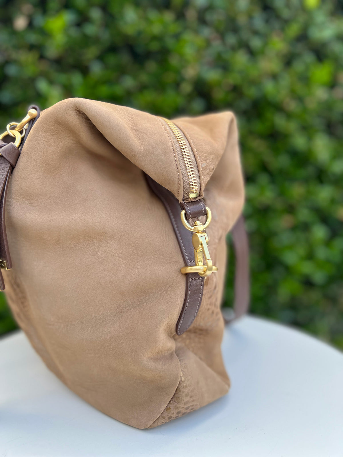 Brahmin Brown Purse