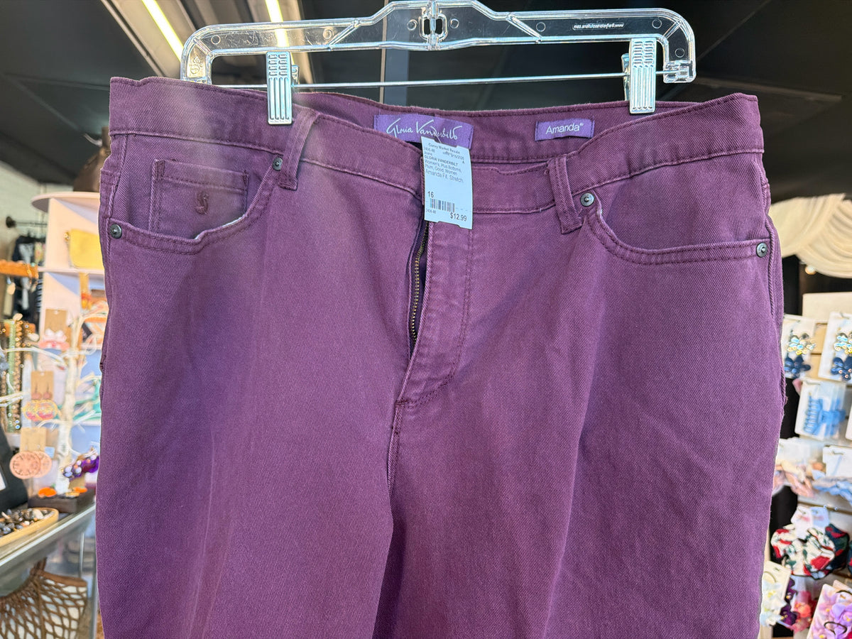 GLORIA VANDERBILT Plus Bottoms Size 16 Jeans