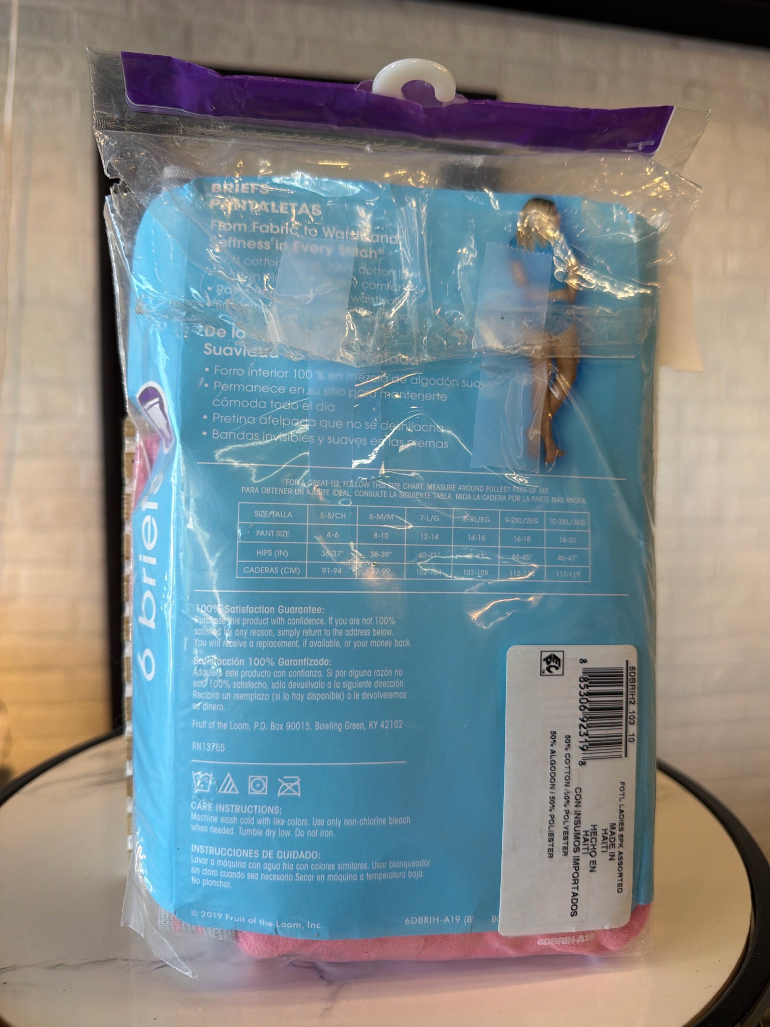 Fruit of the Loom Plus Lingerie Size 3X Panties-thongs