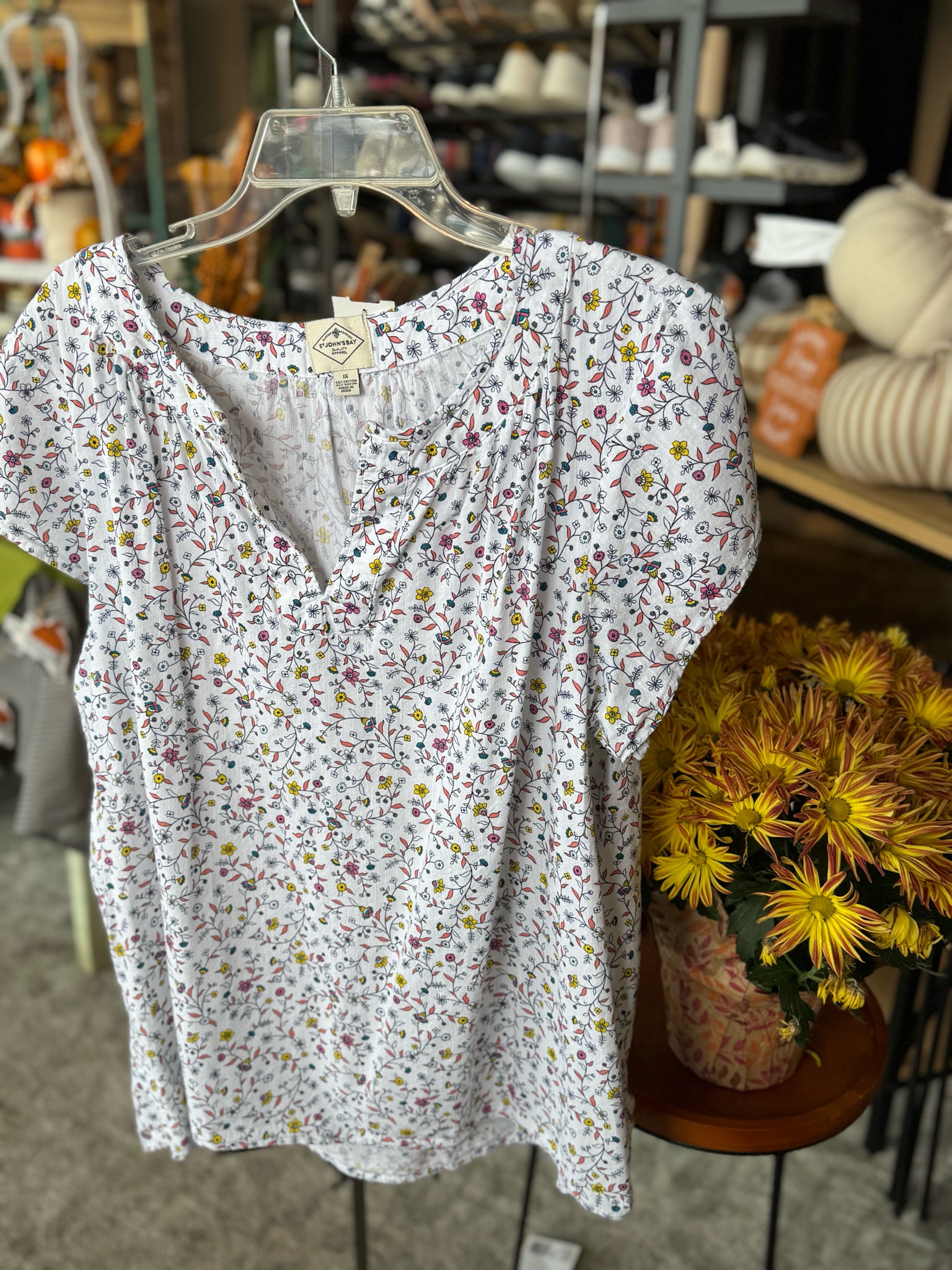ST JOHN BAY Plus Tops Size 1X Blouse