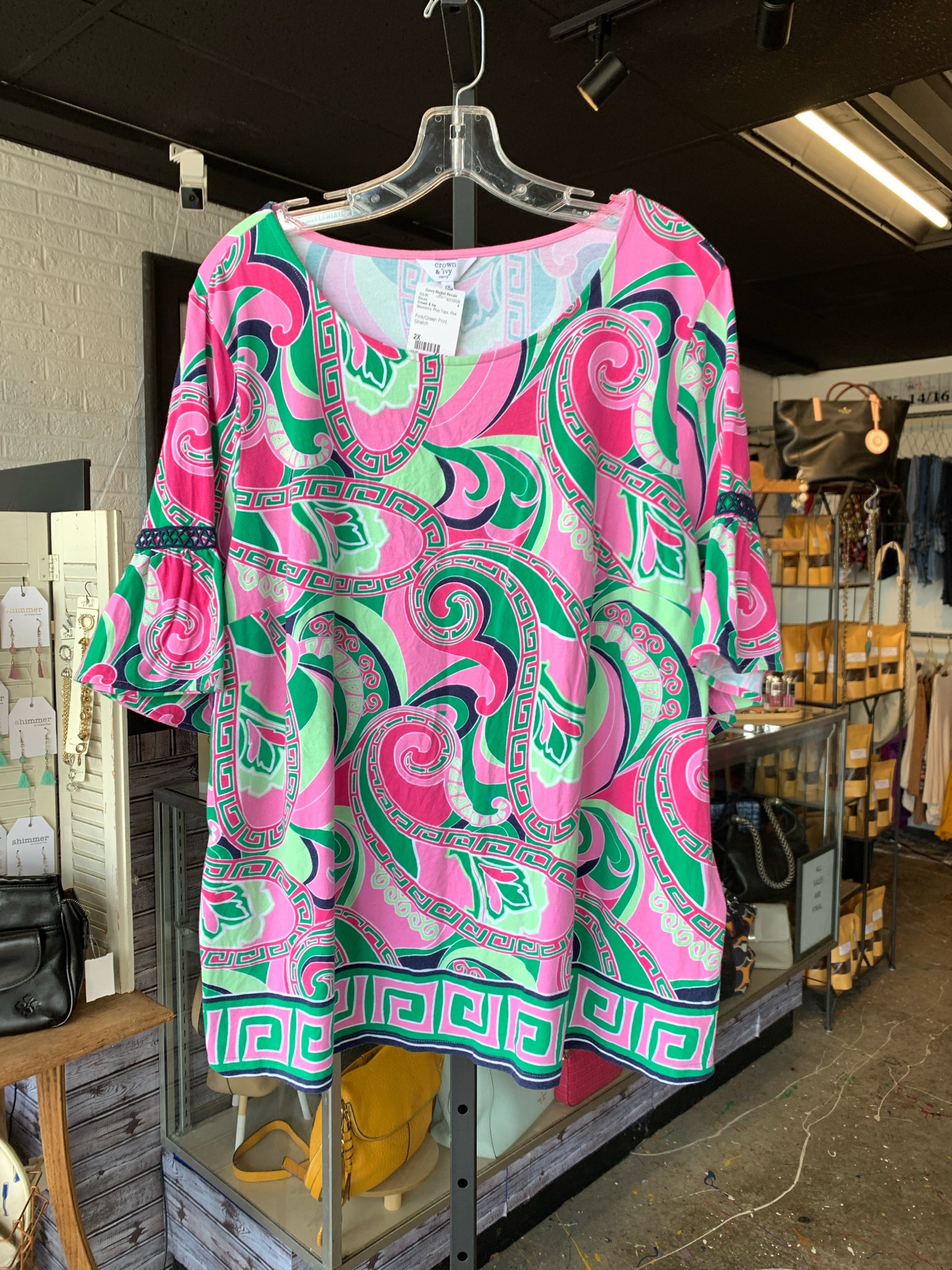 Crown & Ivy Plus Tops Size 2X Blouse