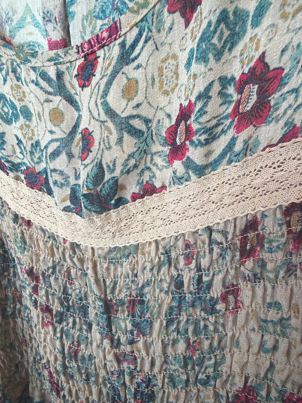 VINTAGE AMERICA Plus Tops Size 1X Blouse