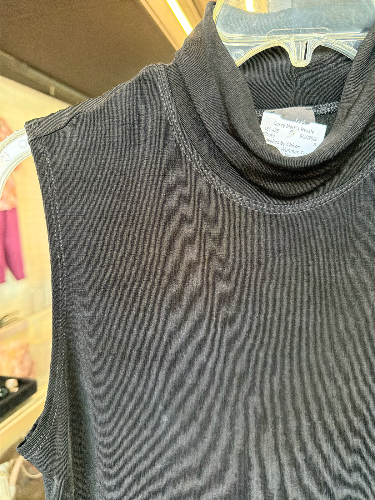 Travelers by Chicos Womens Tops Size 1 Blouse