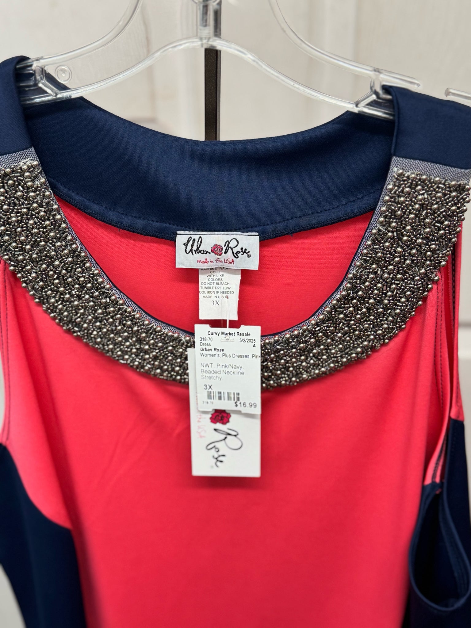 Urban Rose Plus Dresses Size 3X Dress