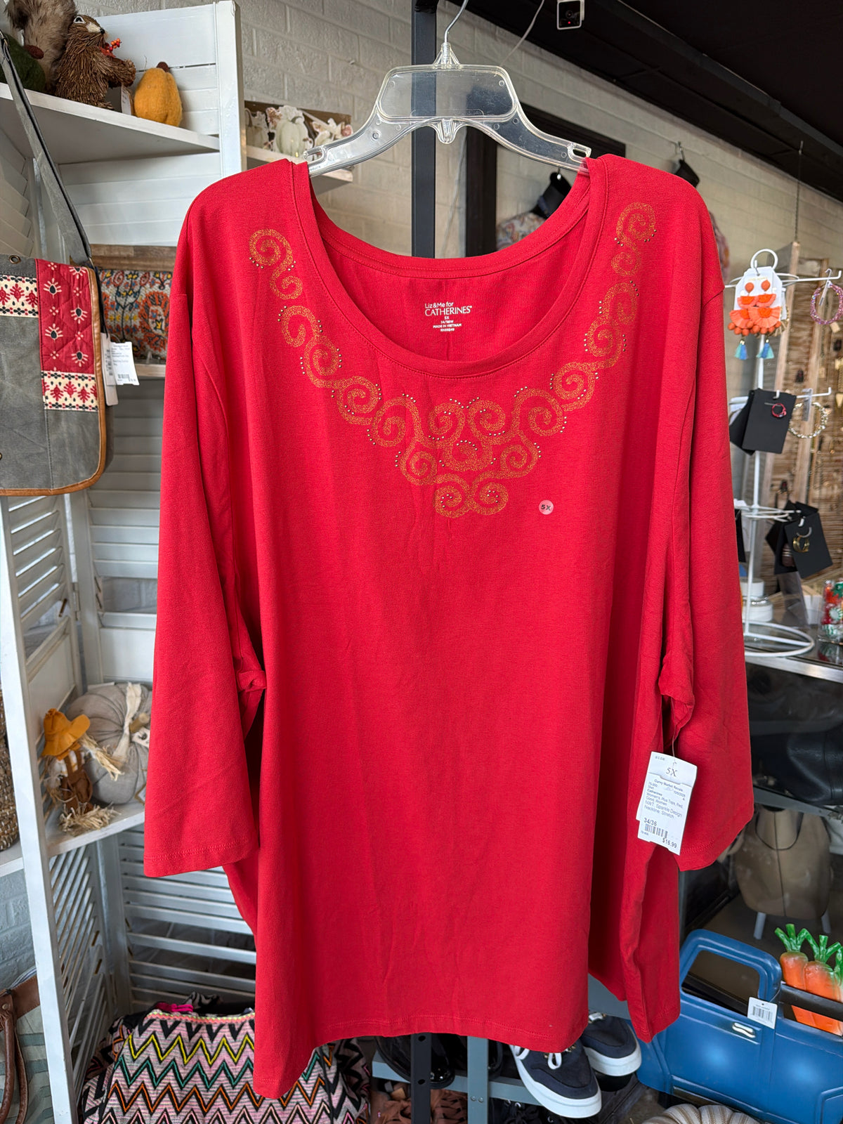 Catherines Plus Tops Size 34/36 Shirt