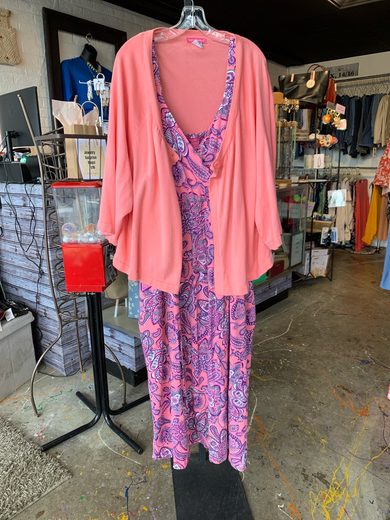 Woman Within Plus Dresses Size 6X 2 PC Dress