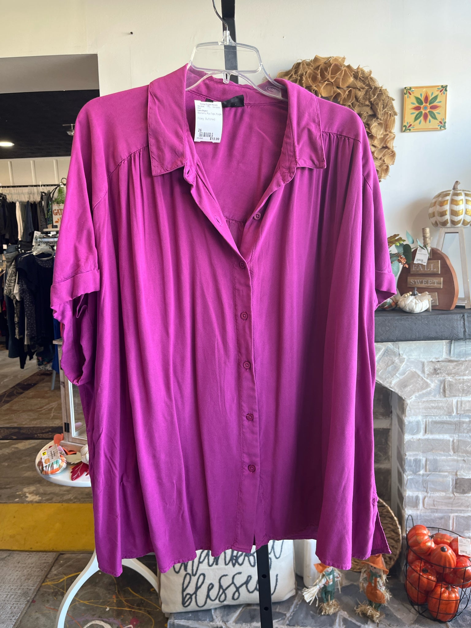 Lane Bryant Plus Tops Size 26 Shirt