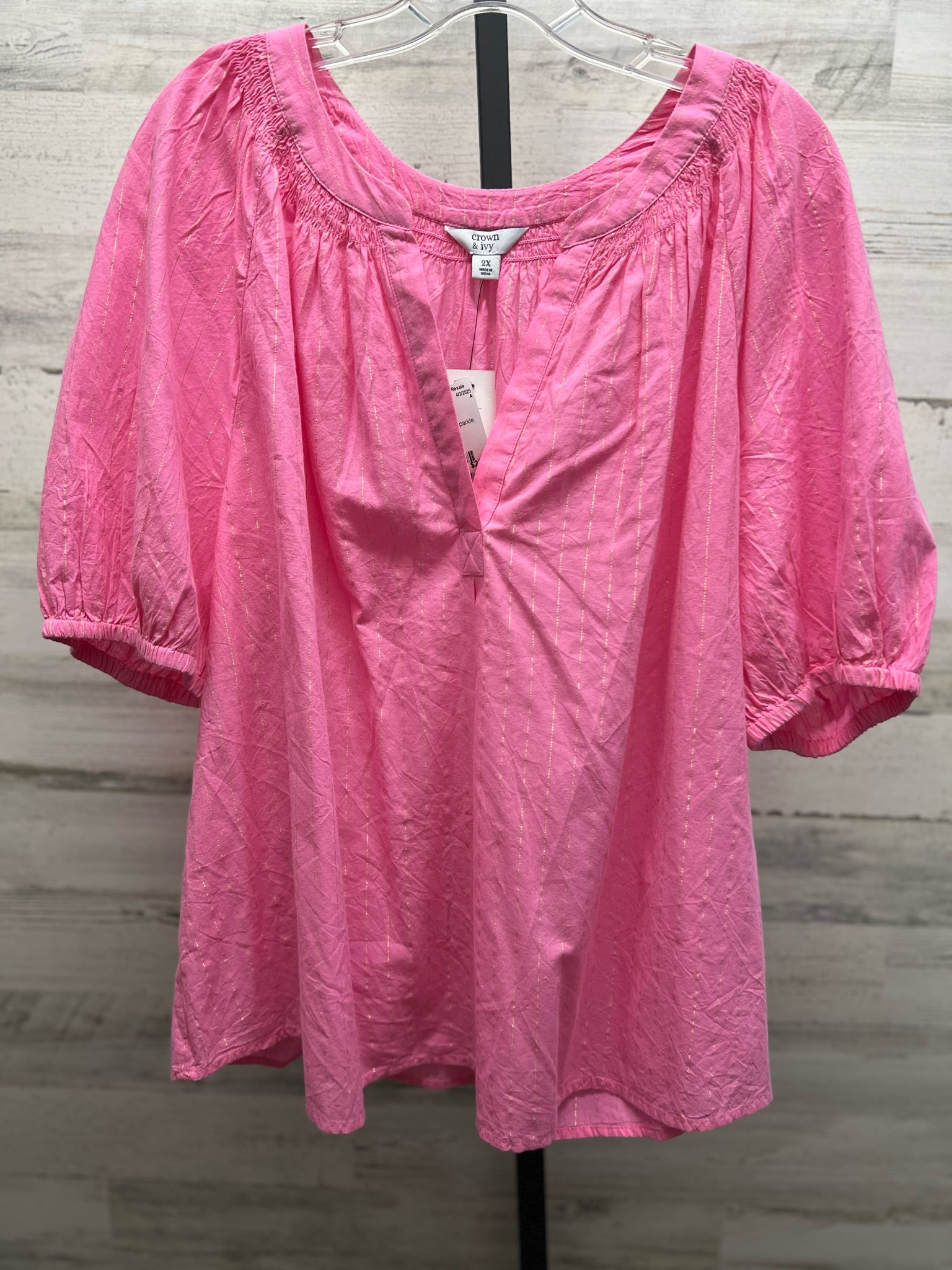 Size 2X CROWN & IVY Shirt
