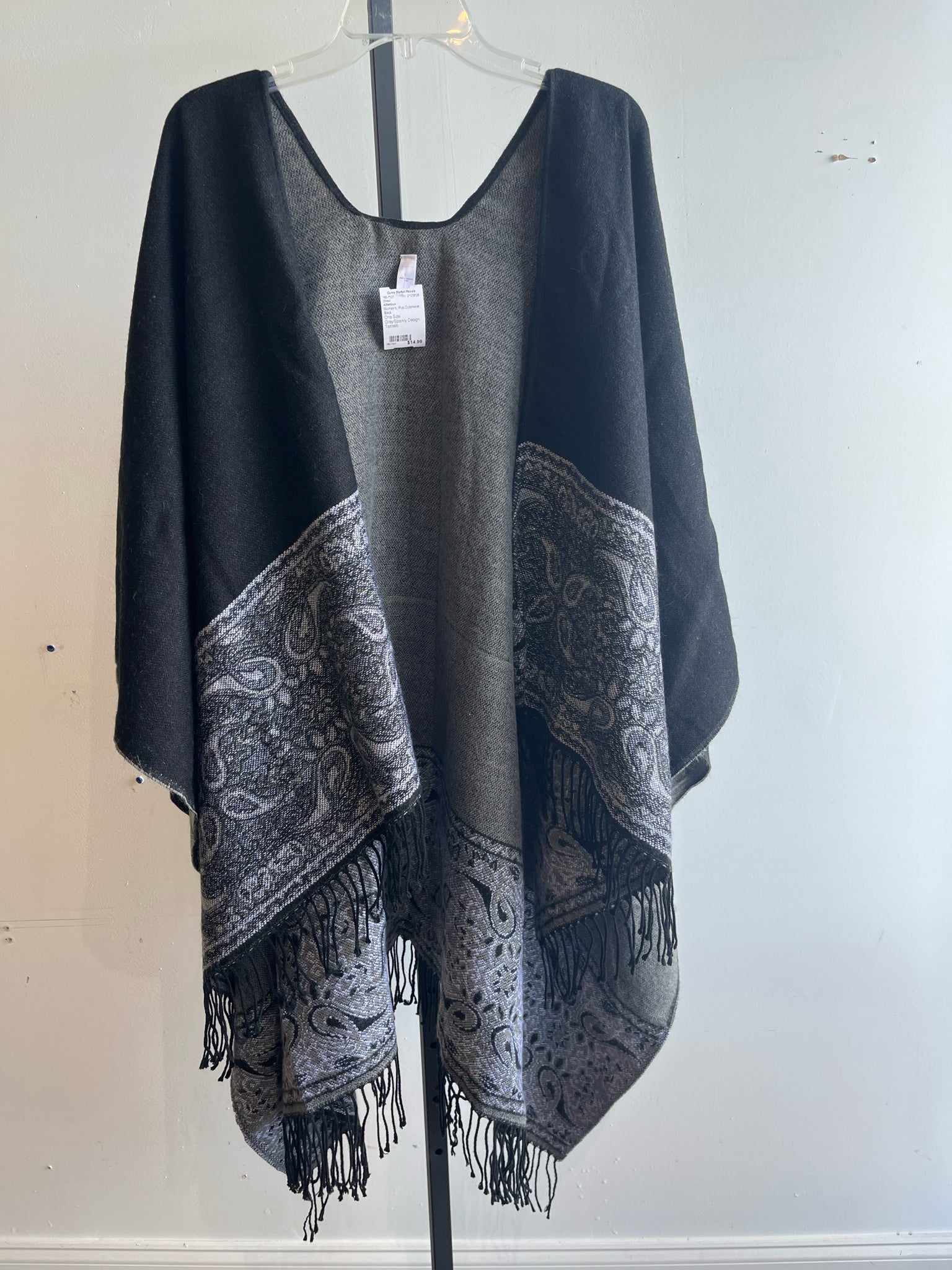 Attention Black Shawl