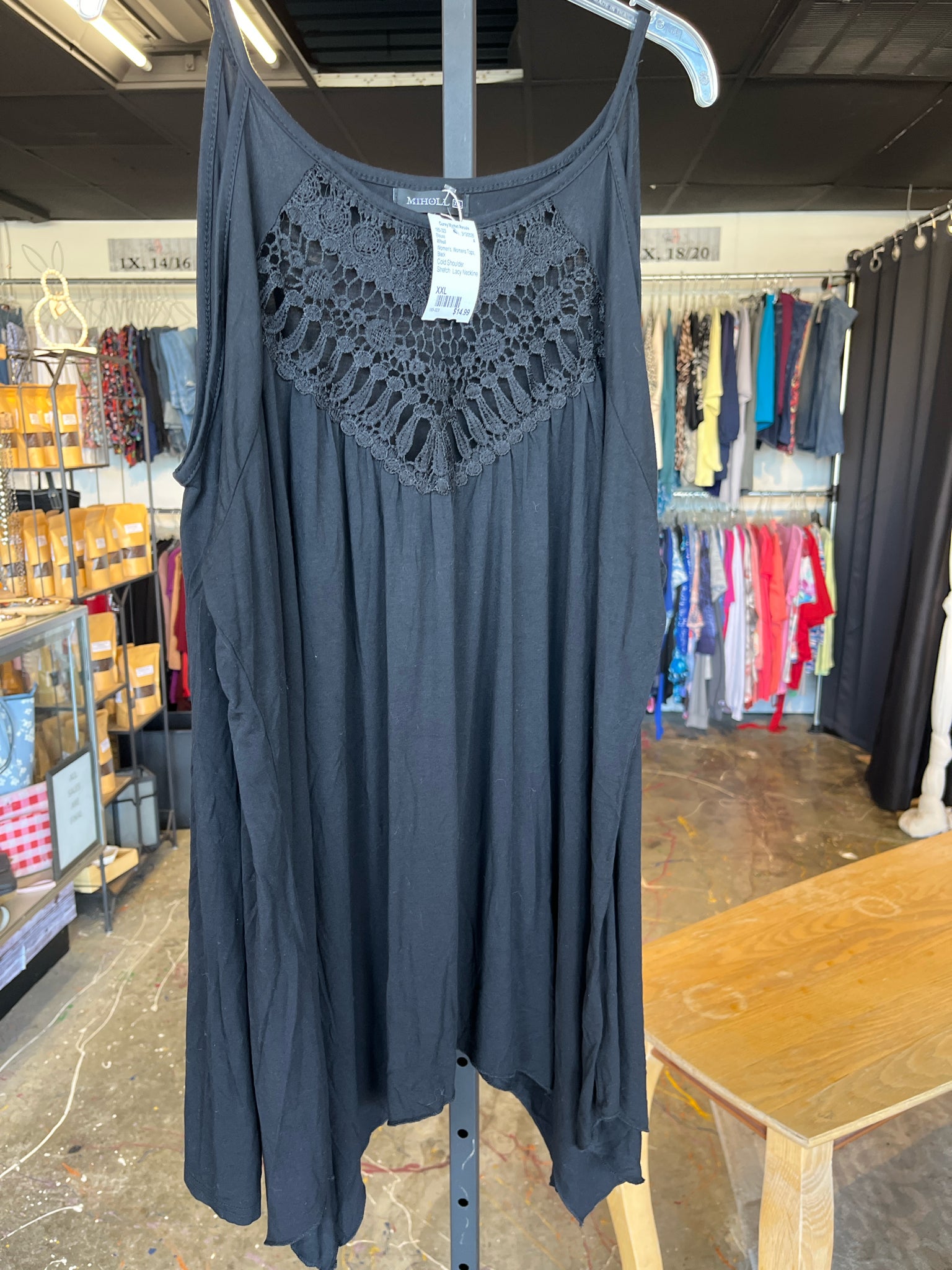 Miholl Womens Tops Size XXL Blouse