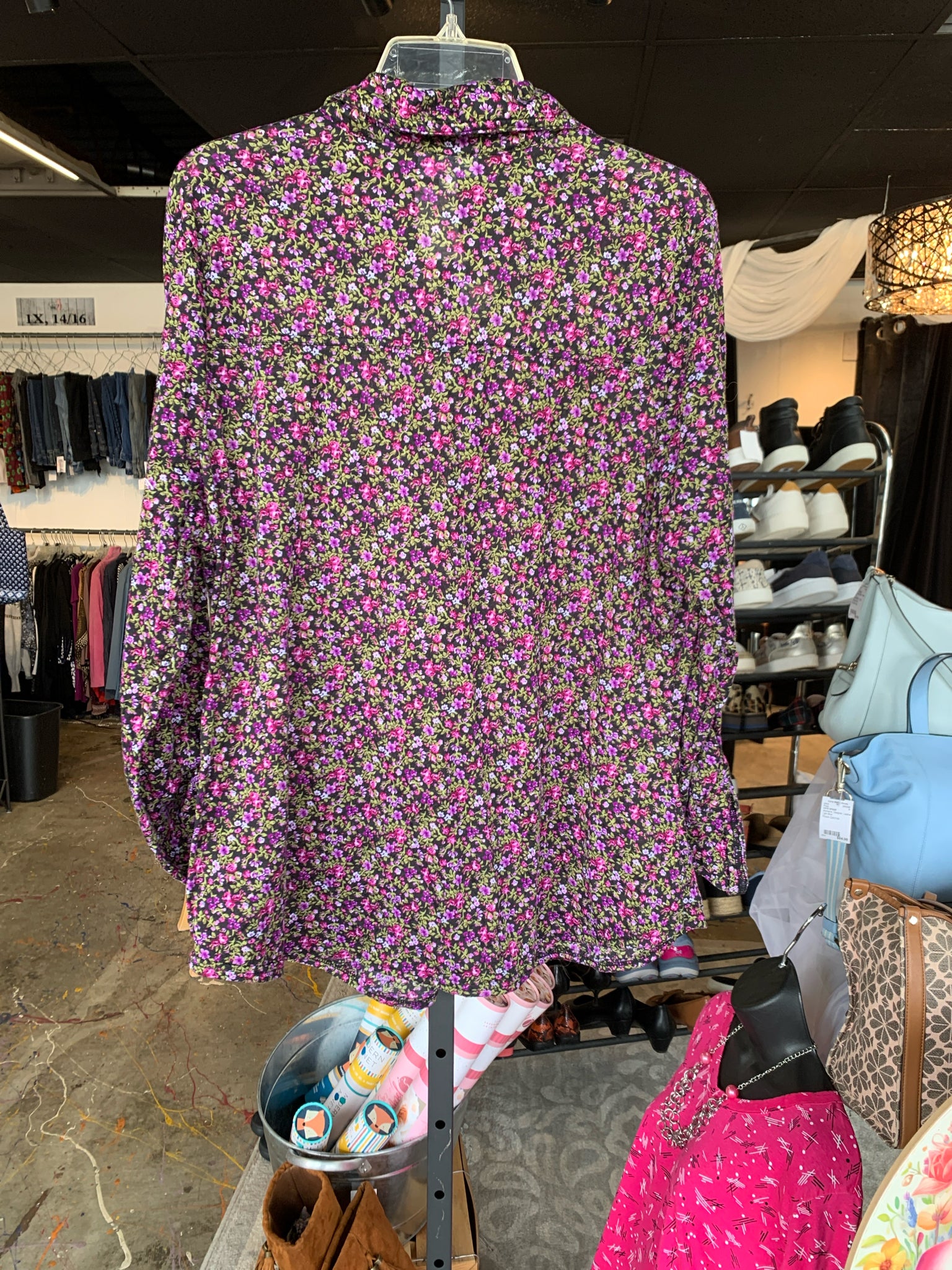 Currants Plus Tops Size 1X Blouse
