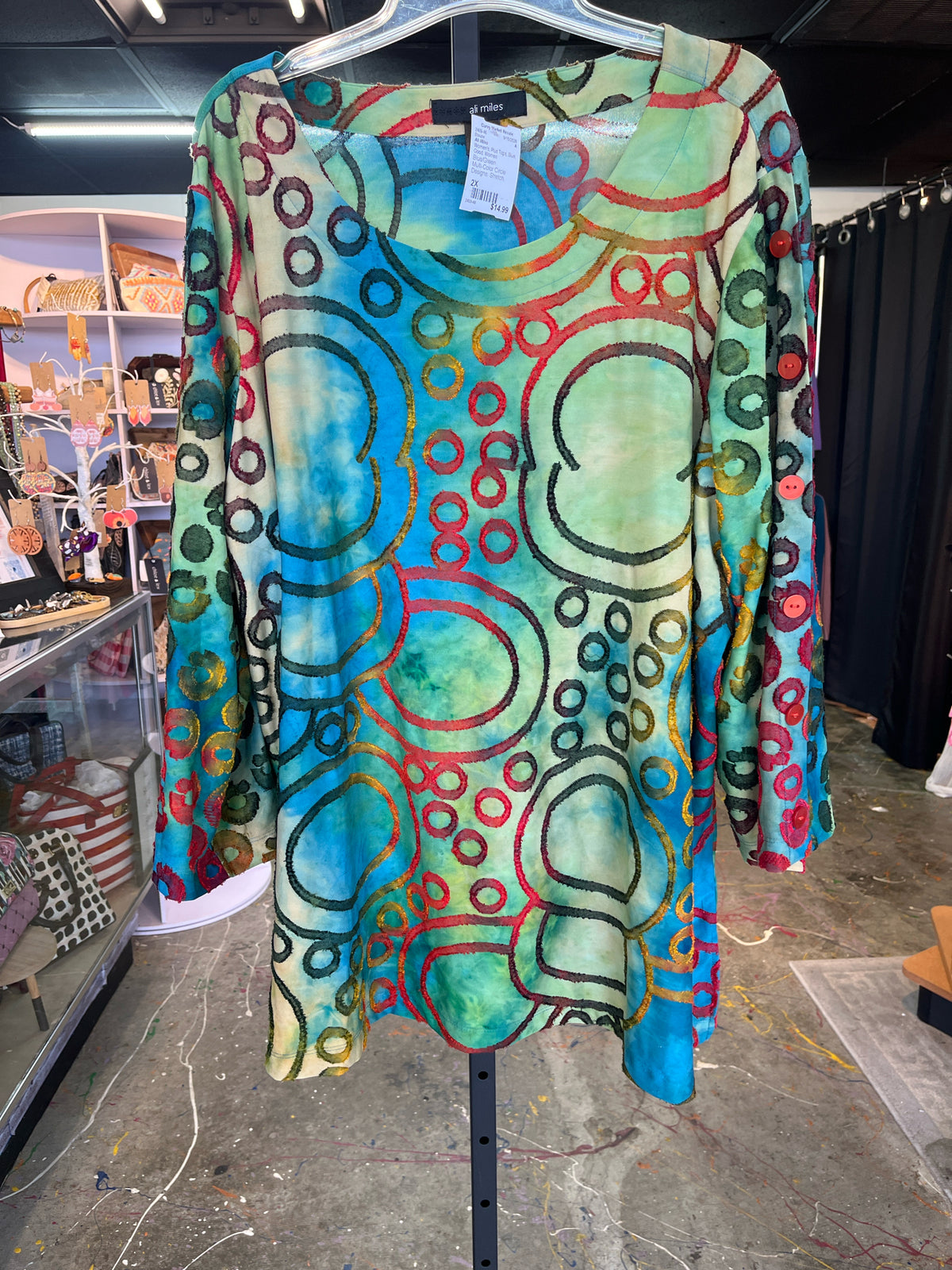 Ali Miles Plus Tops Size 2X Blouse