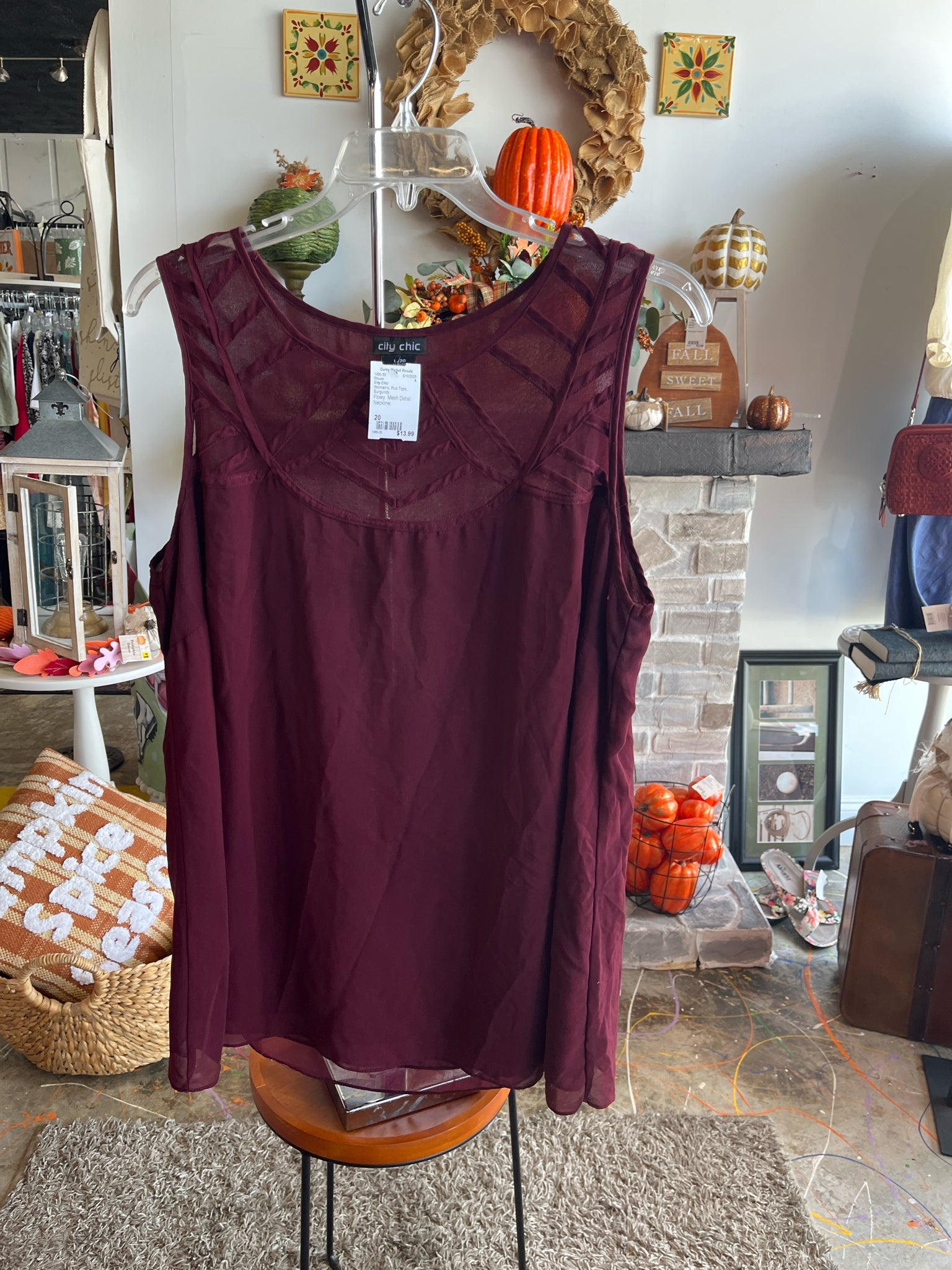 City Chic Plus Tops Size 20 Blouse