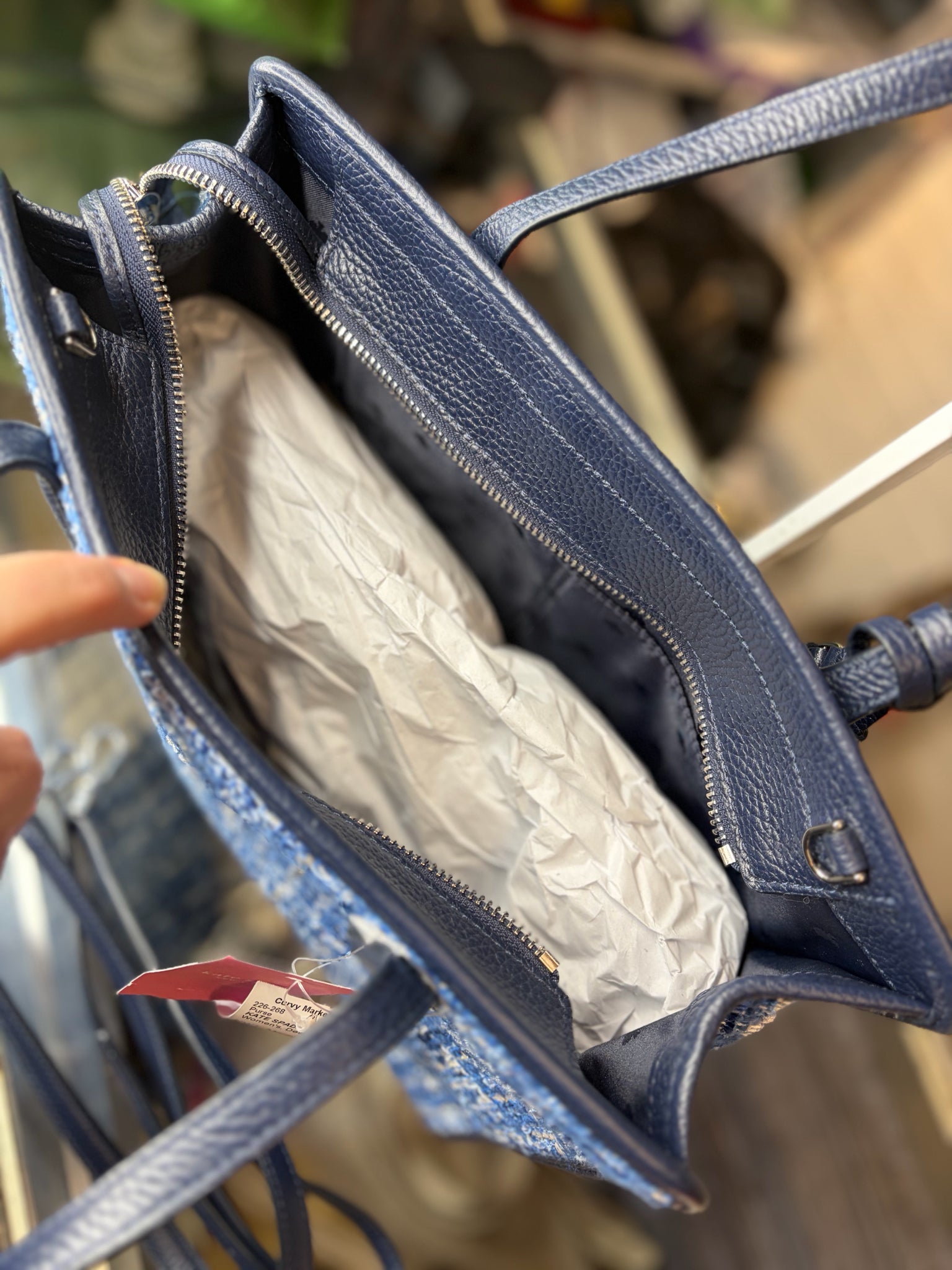 KATE SPADE Blue Purse