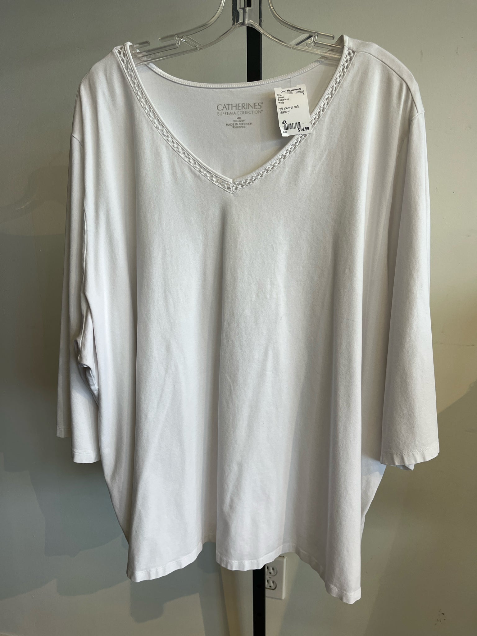 Catherines Plus Tops Size 4X Blouse
