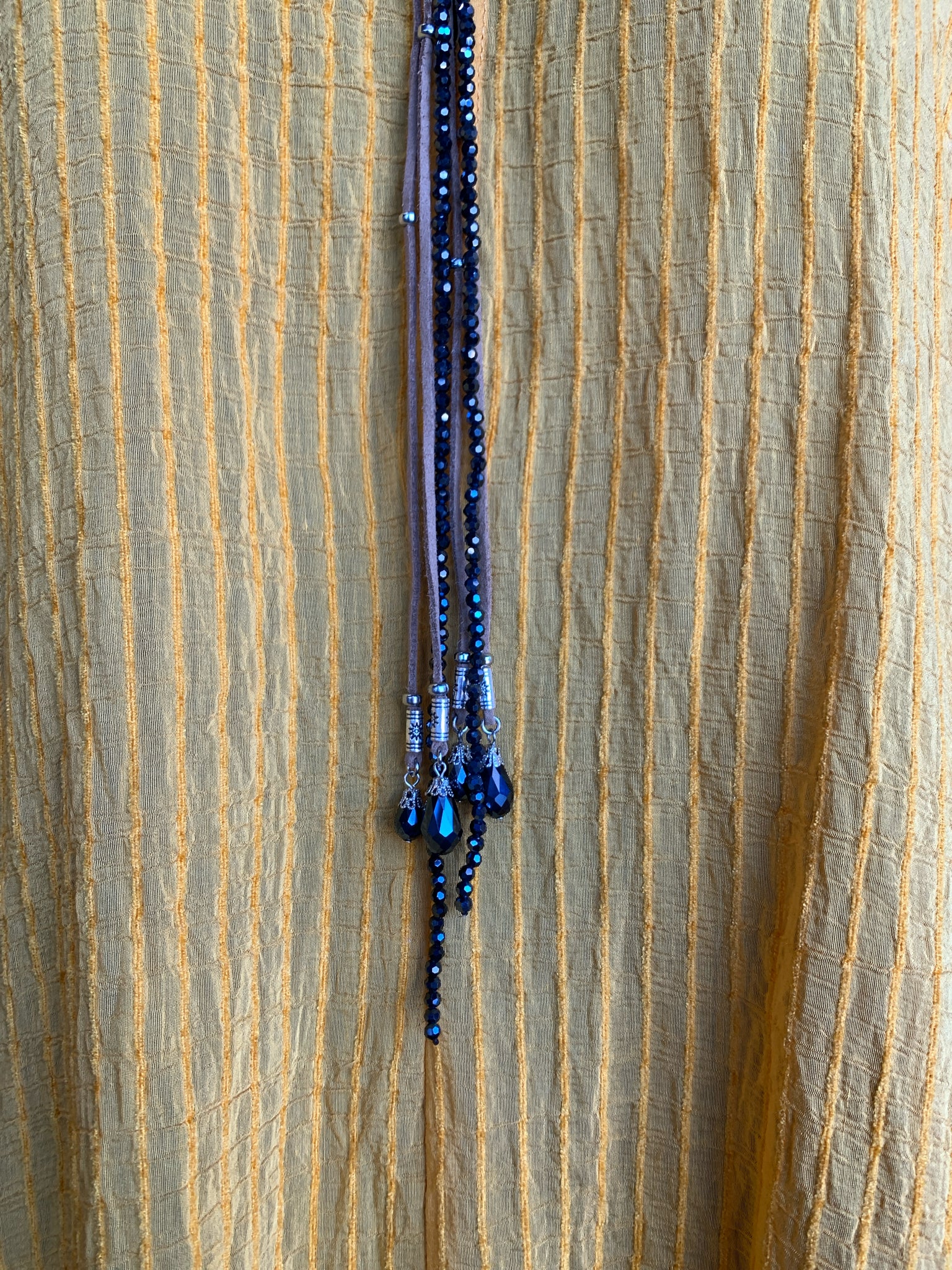 Chicos Navy Necklace