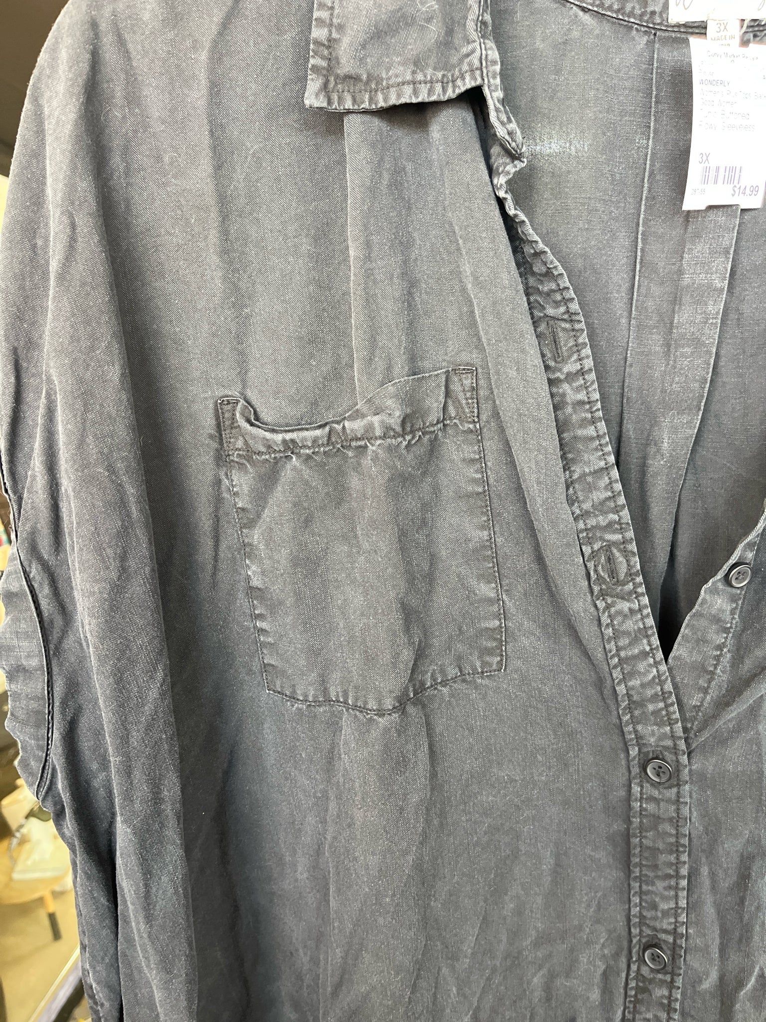 WONDERLY Plus Tops Size 3X Blouse