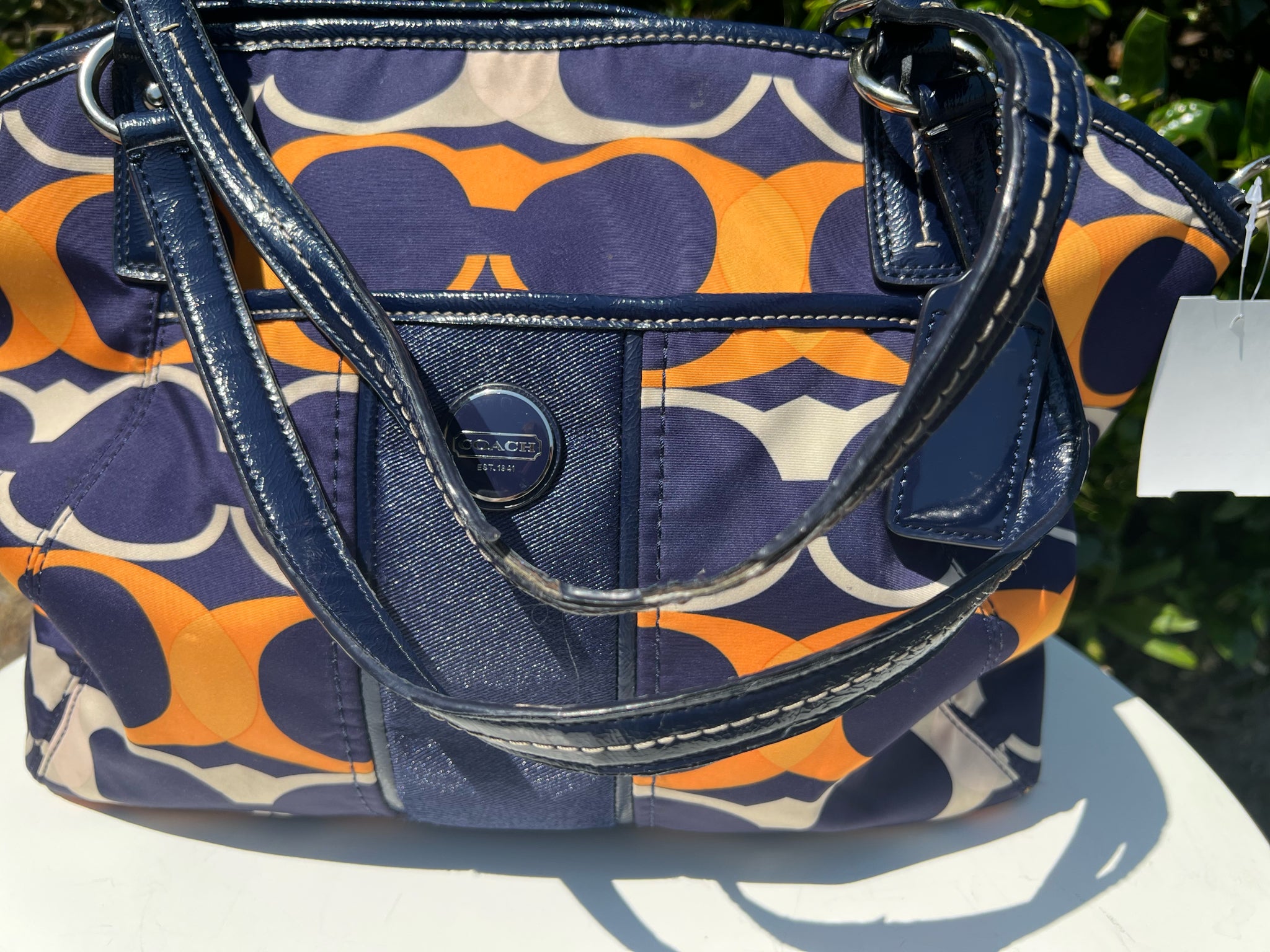 Coach Navy Purse