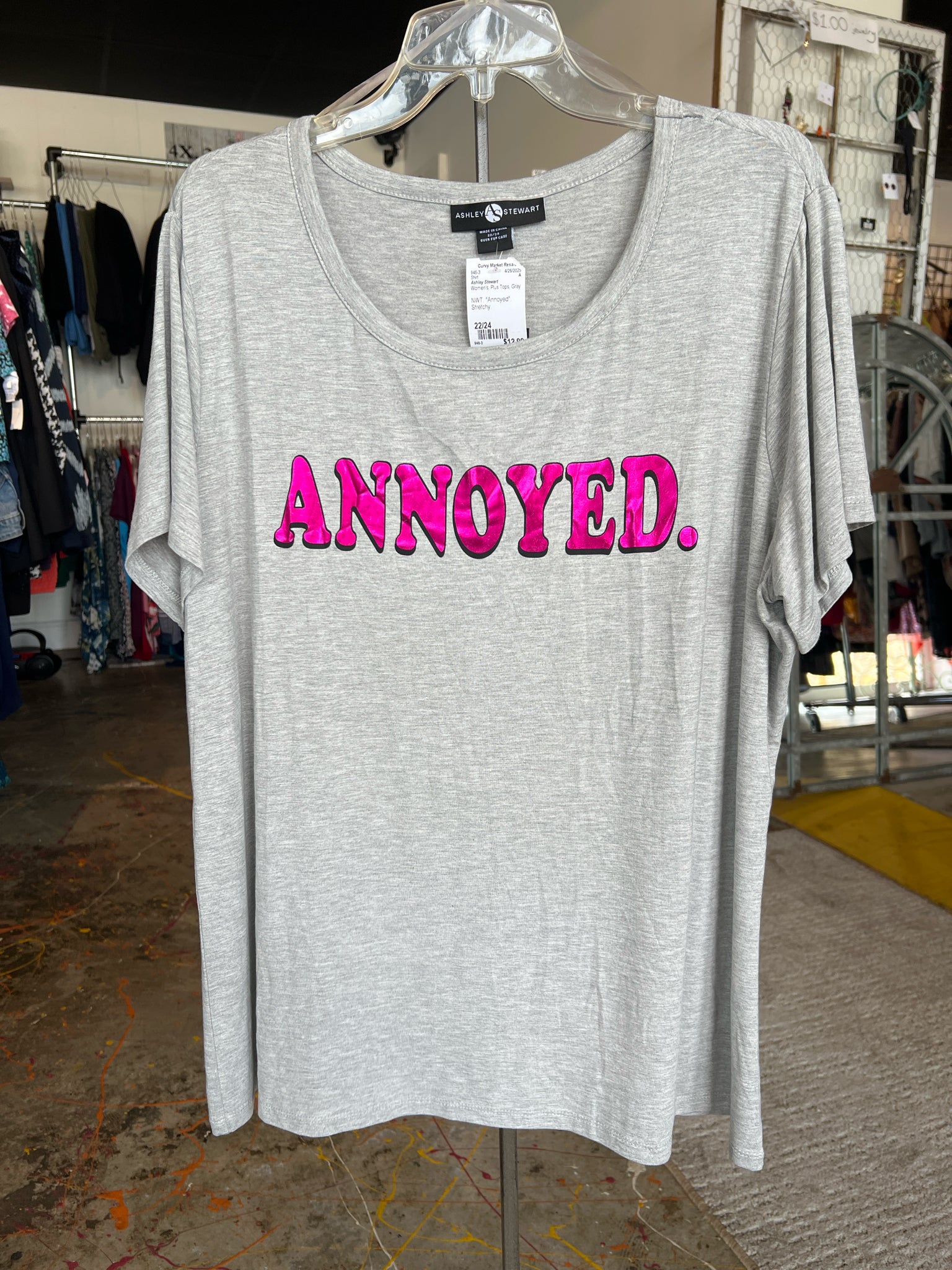 Ashley Stewart Plus Tops Size 22/24 Shirt