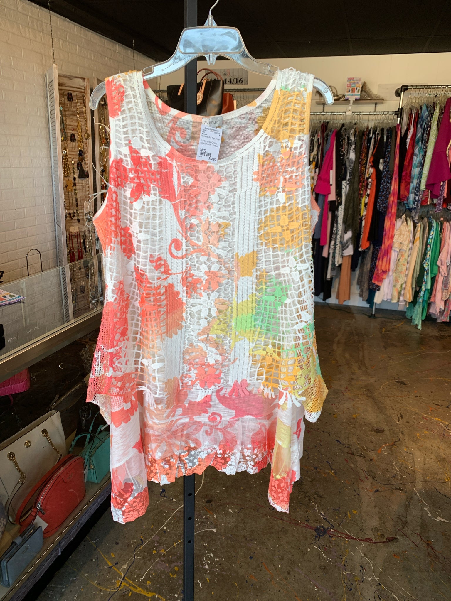 Avenue Plus Tops Size 18/20 Tunic
