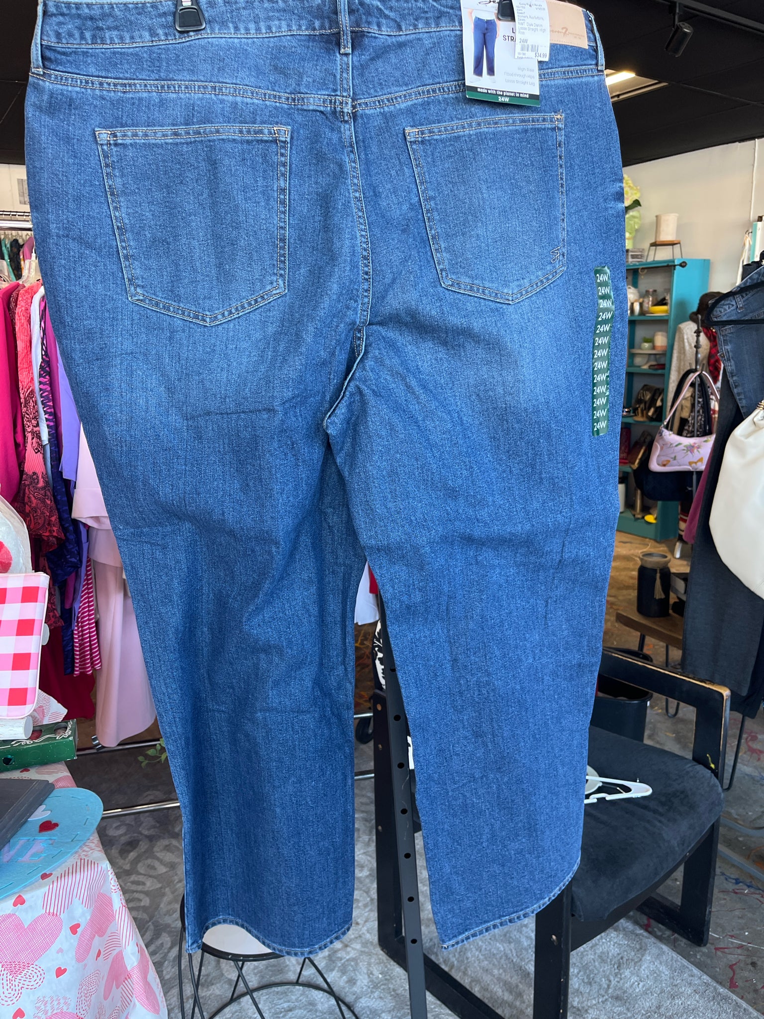 Seven7 Plus Bottoms Size 24W Jeans