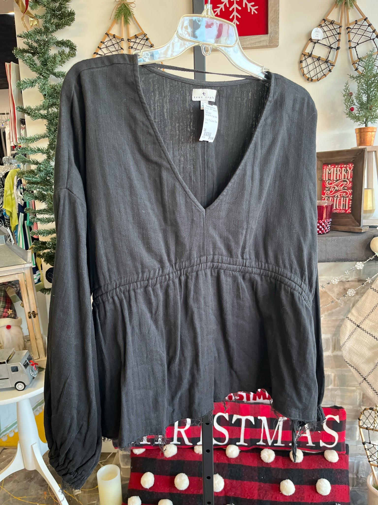 TRUE CRAFT Plus Tops Size 2X Blouse