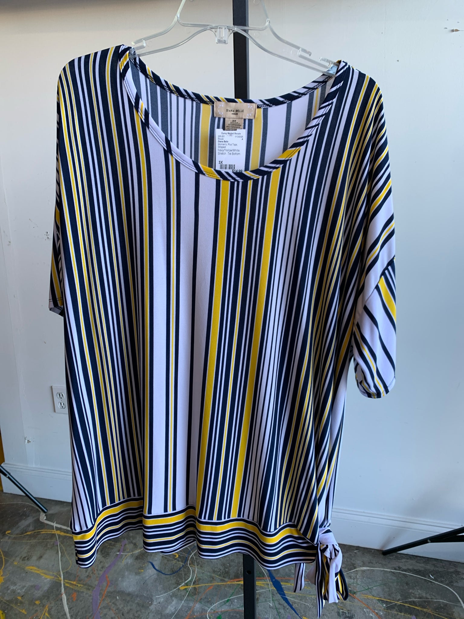 Diana Belle Plus Tops Size 3X Blouse