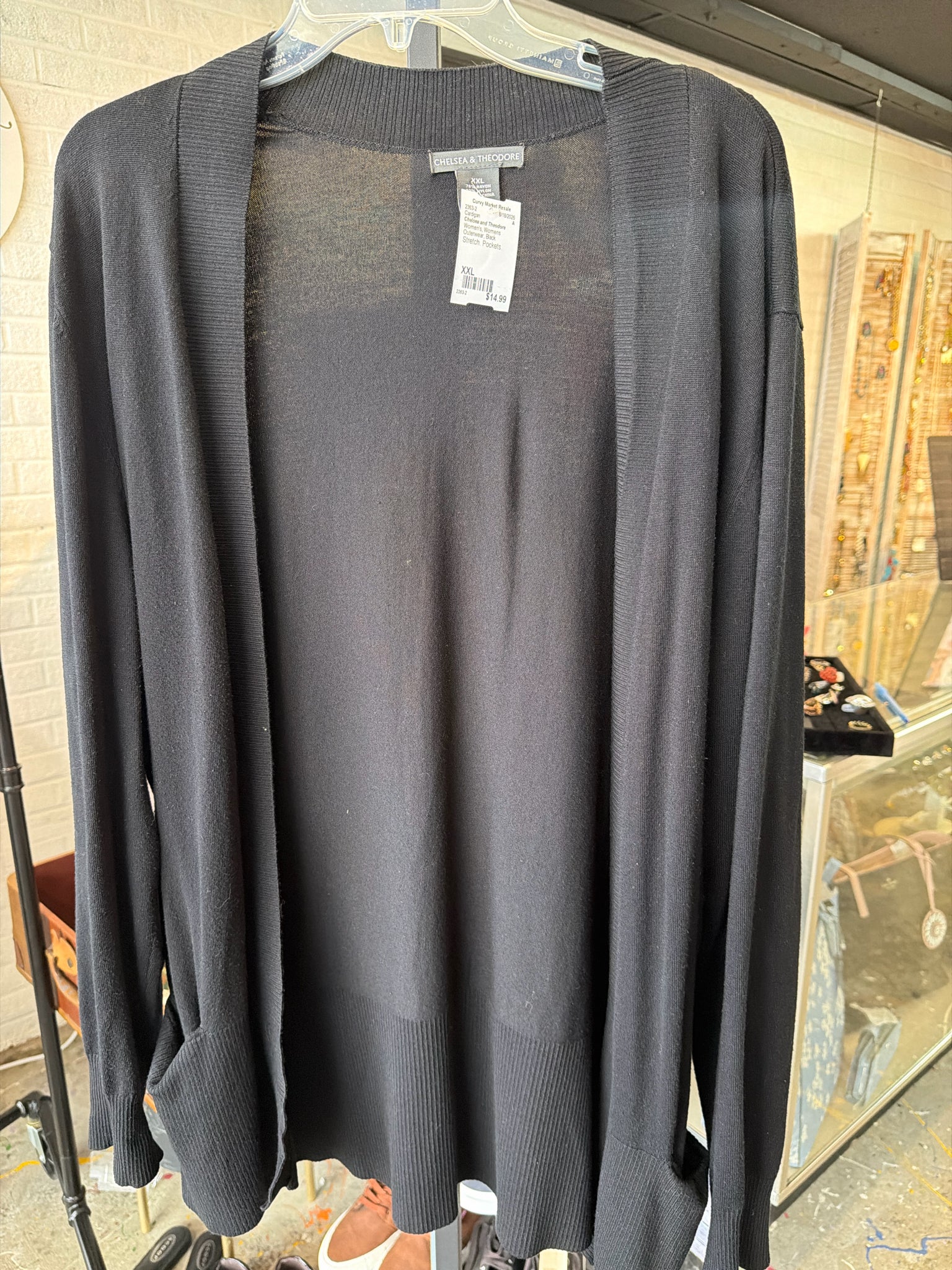 Chelsea and Theodore Womens Outerwear Size XXL Cardigan