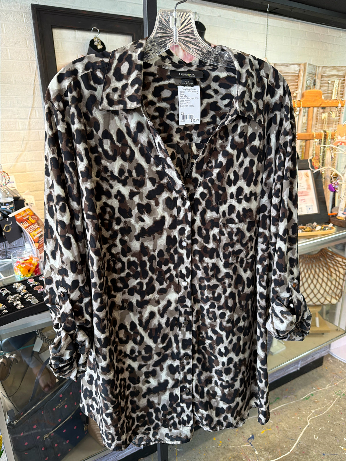 Style & Co Plus Tops Size 3X Blouse