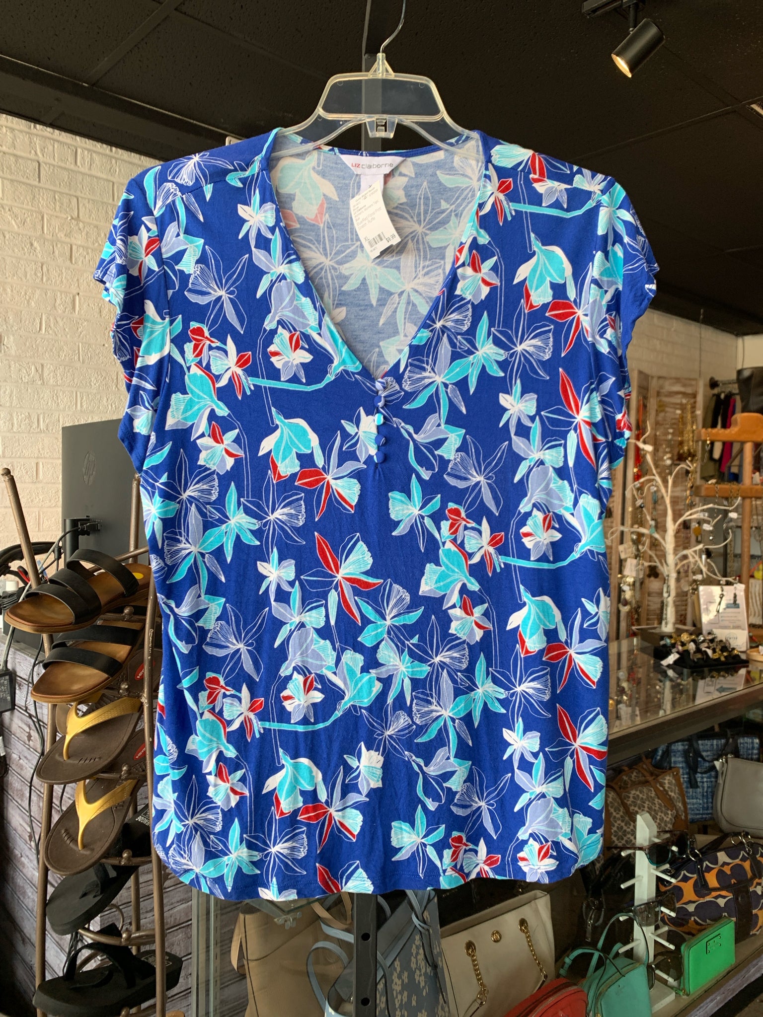 Liz Claiborne Womens Tops Size XL Blouse