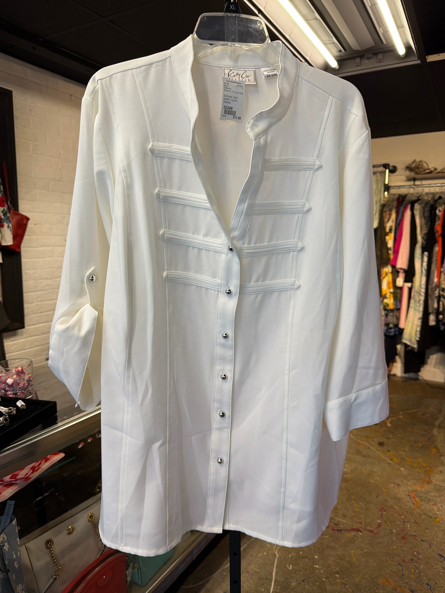 Cathy Che Plus Tops Size 22/24W Blouse