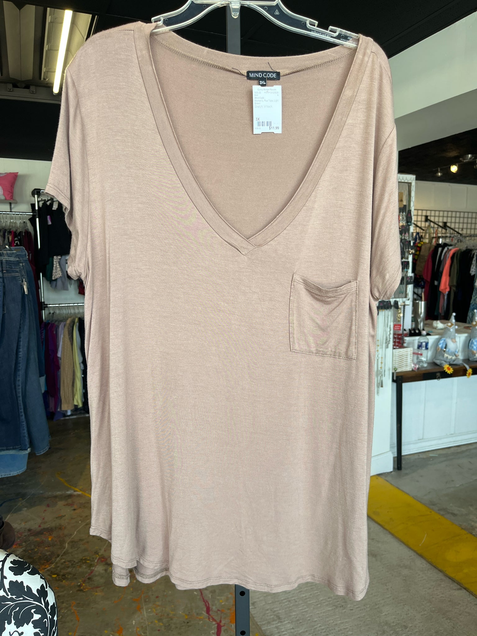 Mind Code Plus Tops Size 3X Shirt