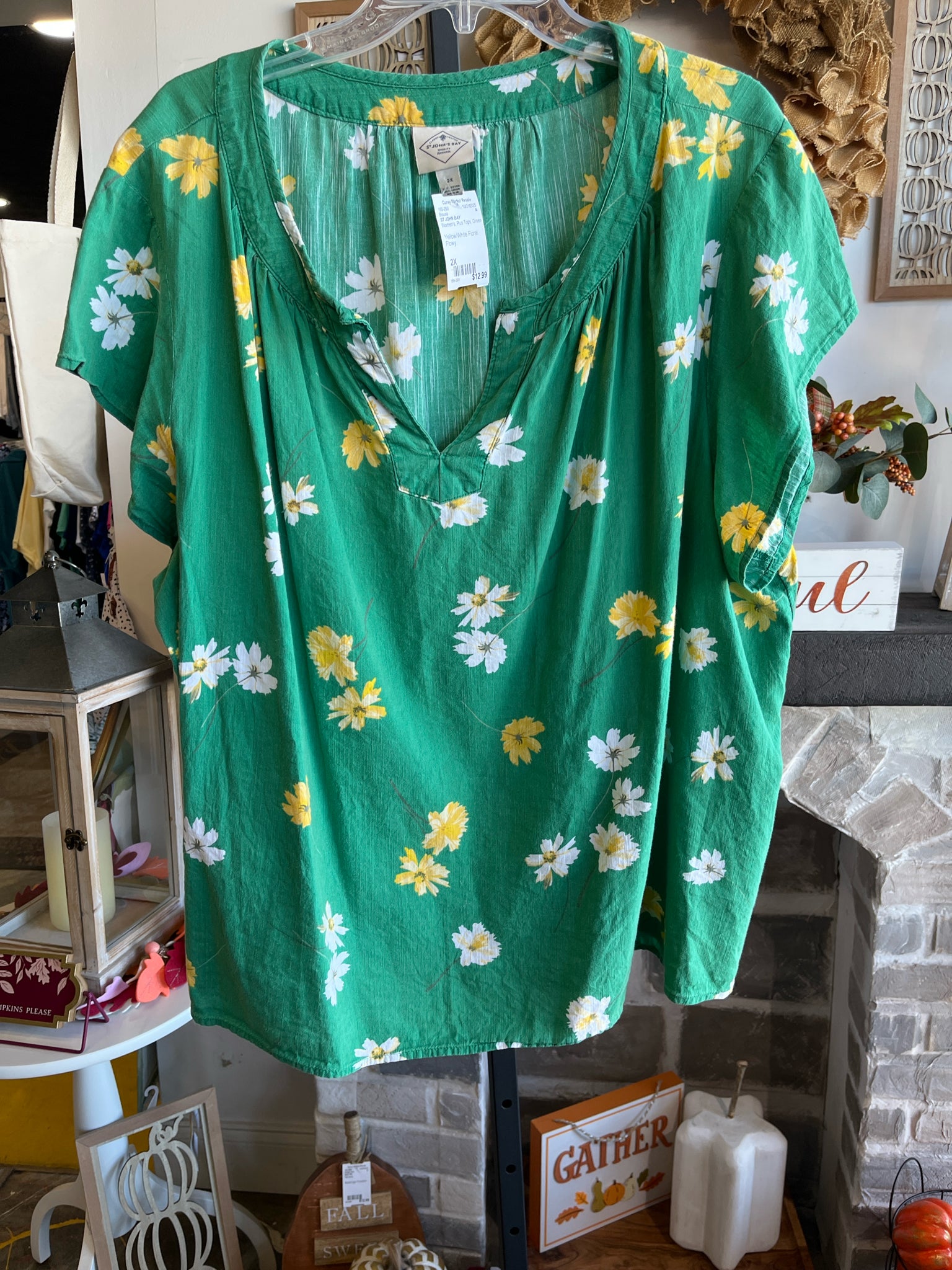 ST JOHN BAY Plus Tops Size 2X Blouse